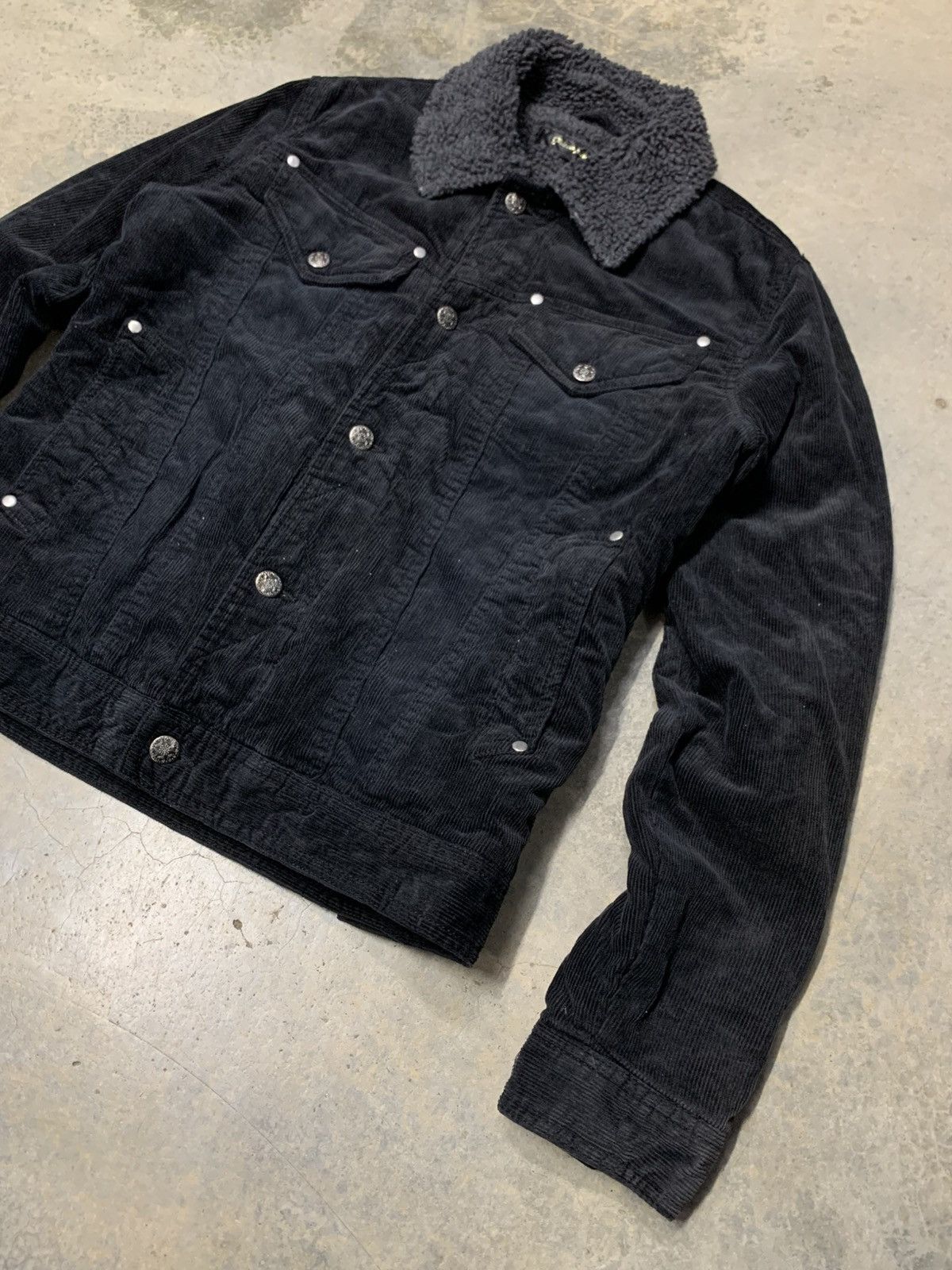 Japanese Brand Place Plan corduroy sherpa jacket LGB Style Size S / US 4 / IT 40 - 4 Thumbnail