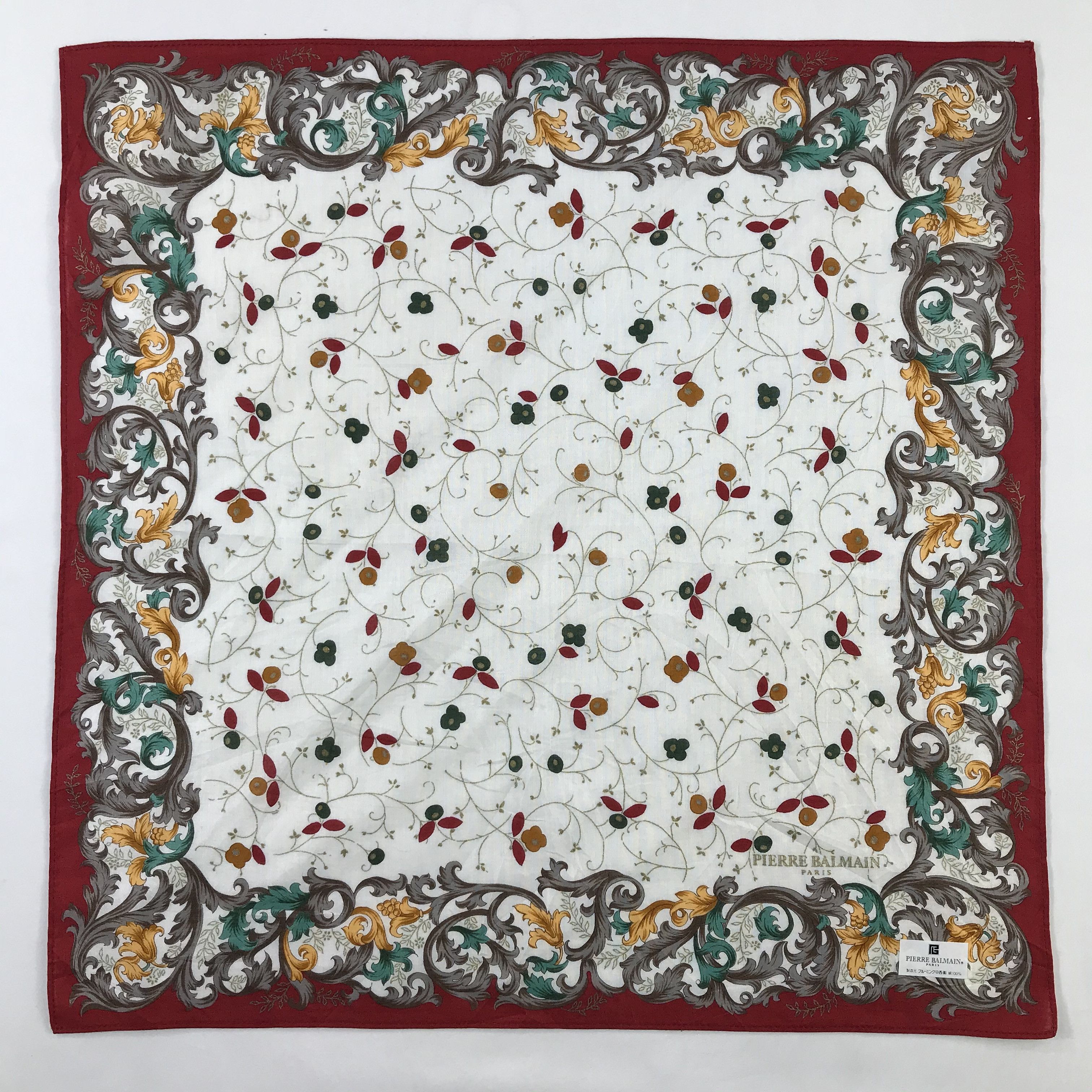 Pierre Balmain Bandana / Handkerchief / Neckerchief - S1159