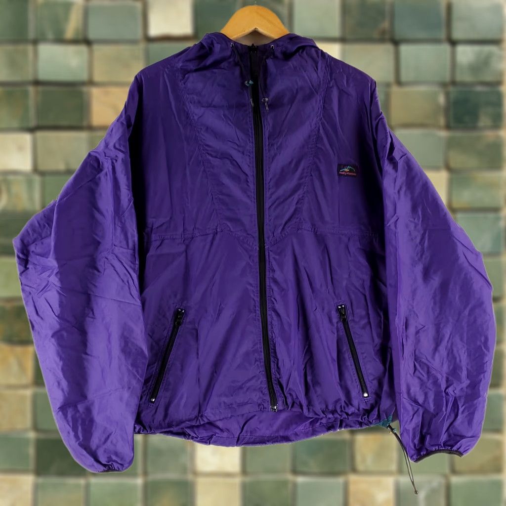 Helly Hansen VINTAGE Helly Hansen Windbreaker Jacket Nylon Purple Mens M Full Zip Hooded 90s Jacket Mens M Size US M / EU 48-50 / 2 - 1 Thumbnail