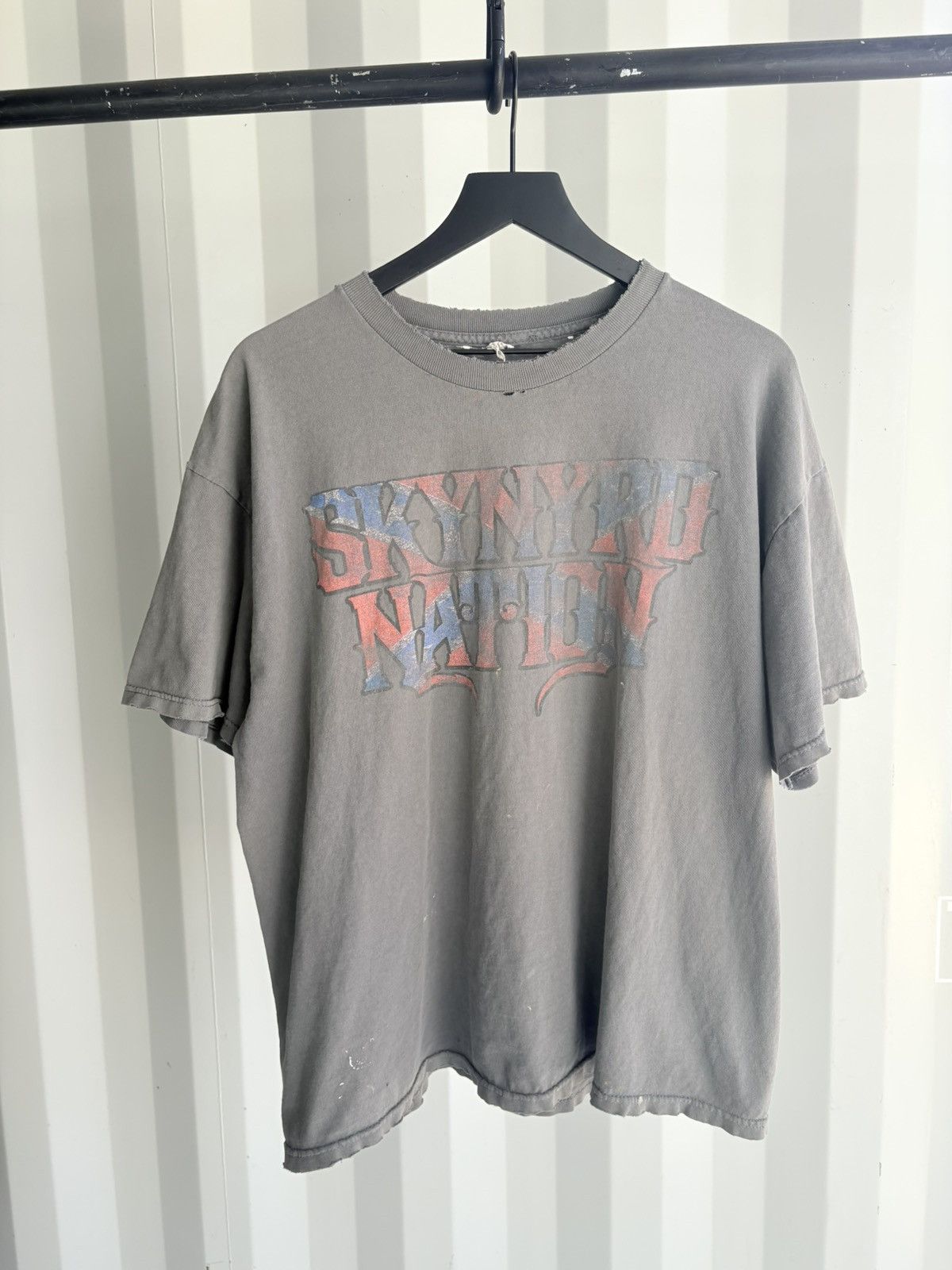 Band Tees Vintage Lynard Skynard Shirt Faded Distressed Grunge Band Size US XL / EU 56 / 4 - 1 Thumbnail