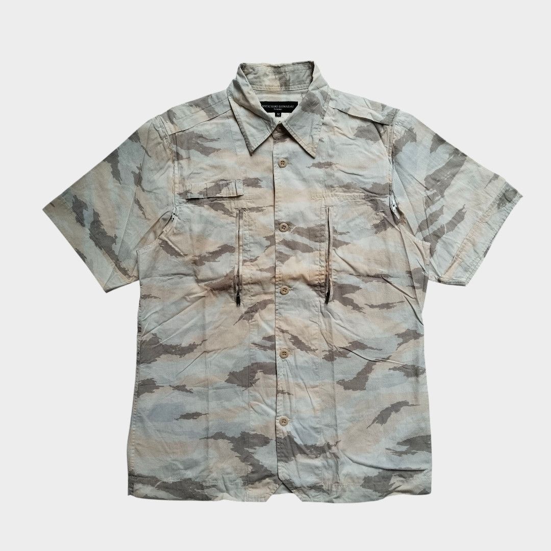 Ryuichiro Shimazaki 1990s Ryuichiro simazaki homme camo detachable sleeve Size US M / EU 48-50 / 2 - 1 Thumbnail