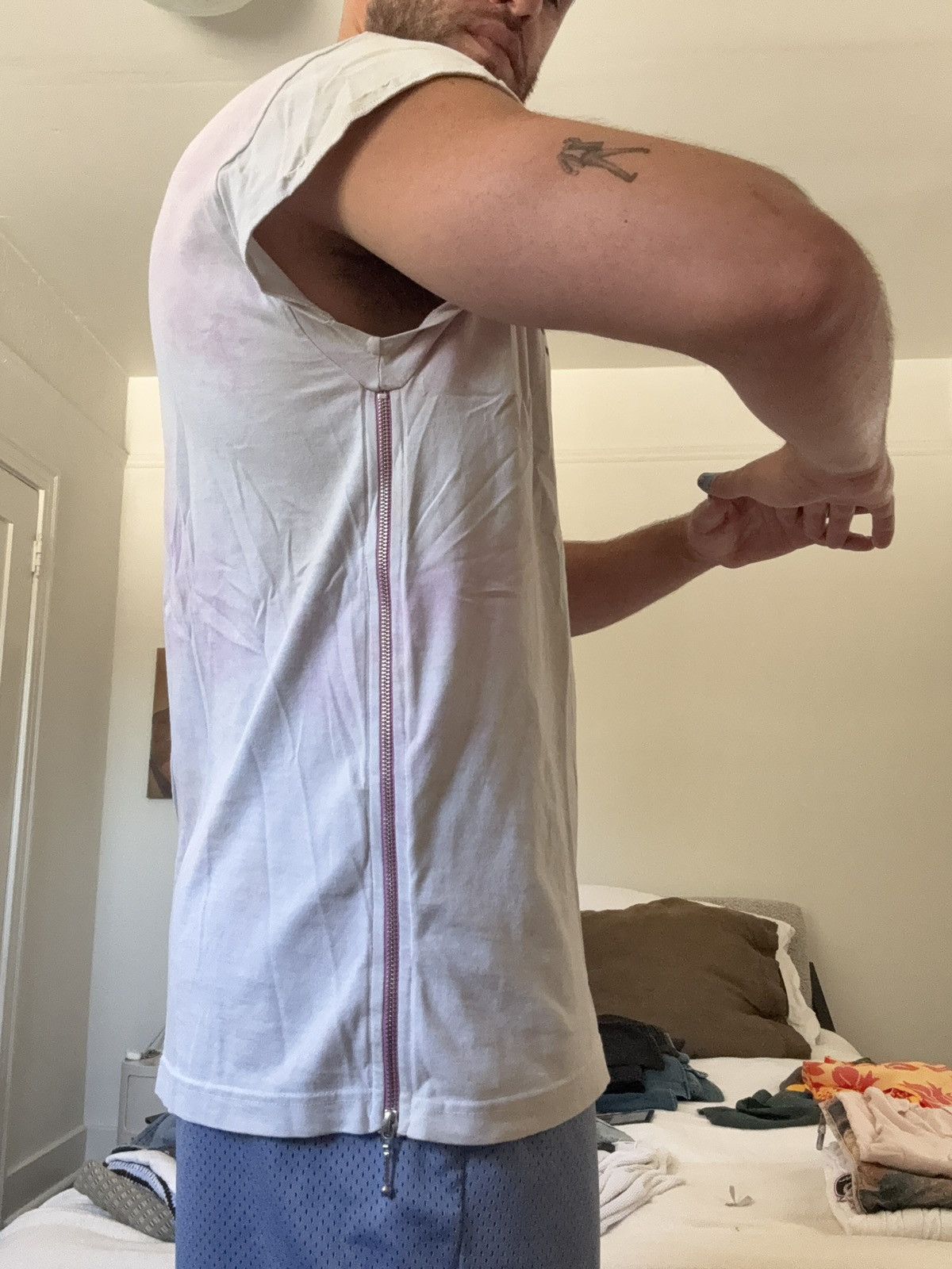 Other Honey F*cking Dijon Paradise Garage Tye-Dye Zip Sleeveless Size US M / EU 48-50 / 2 - 5 Thumbnail