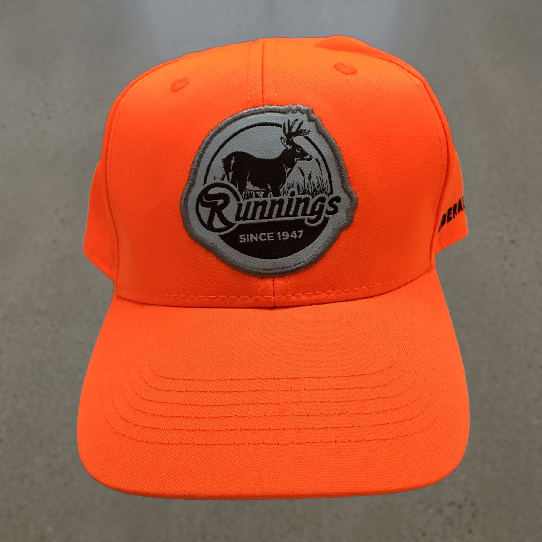 Logo 7 Outdoor Cap Runnings Federal Baseball Hat Mens Orange One Size Embroidered Logo Size ONE SIZE - 1 Thumbnail