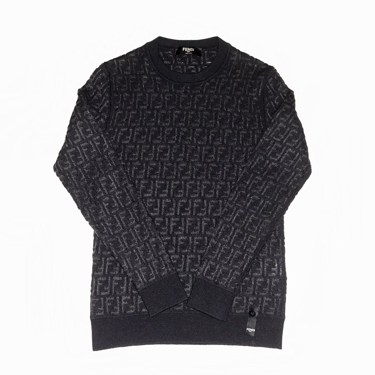 Fendi Fendi Black Sweater Size US M / EU 48-50 / 2 - 1 Thumbnail