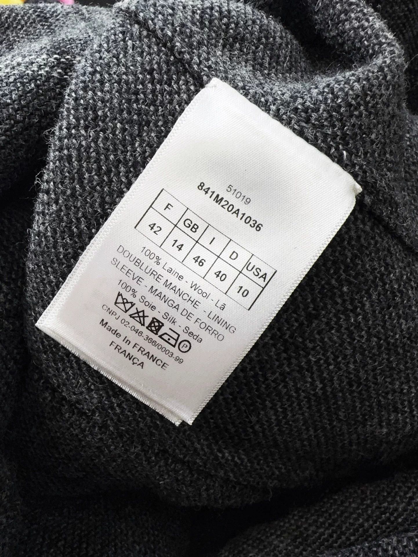 Dior Dior Lapel D/B Gray Glencheck Big Pocket Mid-L 42 Size M / US 6-8 / IT 42-44 - 6 Thumbnail