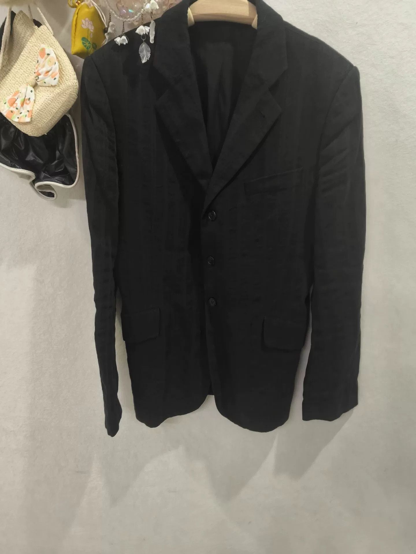Ann Demeulemeester Ann Demeulemeester Dark Artisan Blazer Size US S / EU 44-46 / 1 - 1 Thumbnail