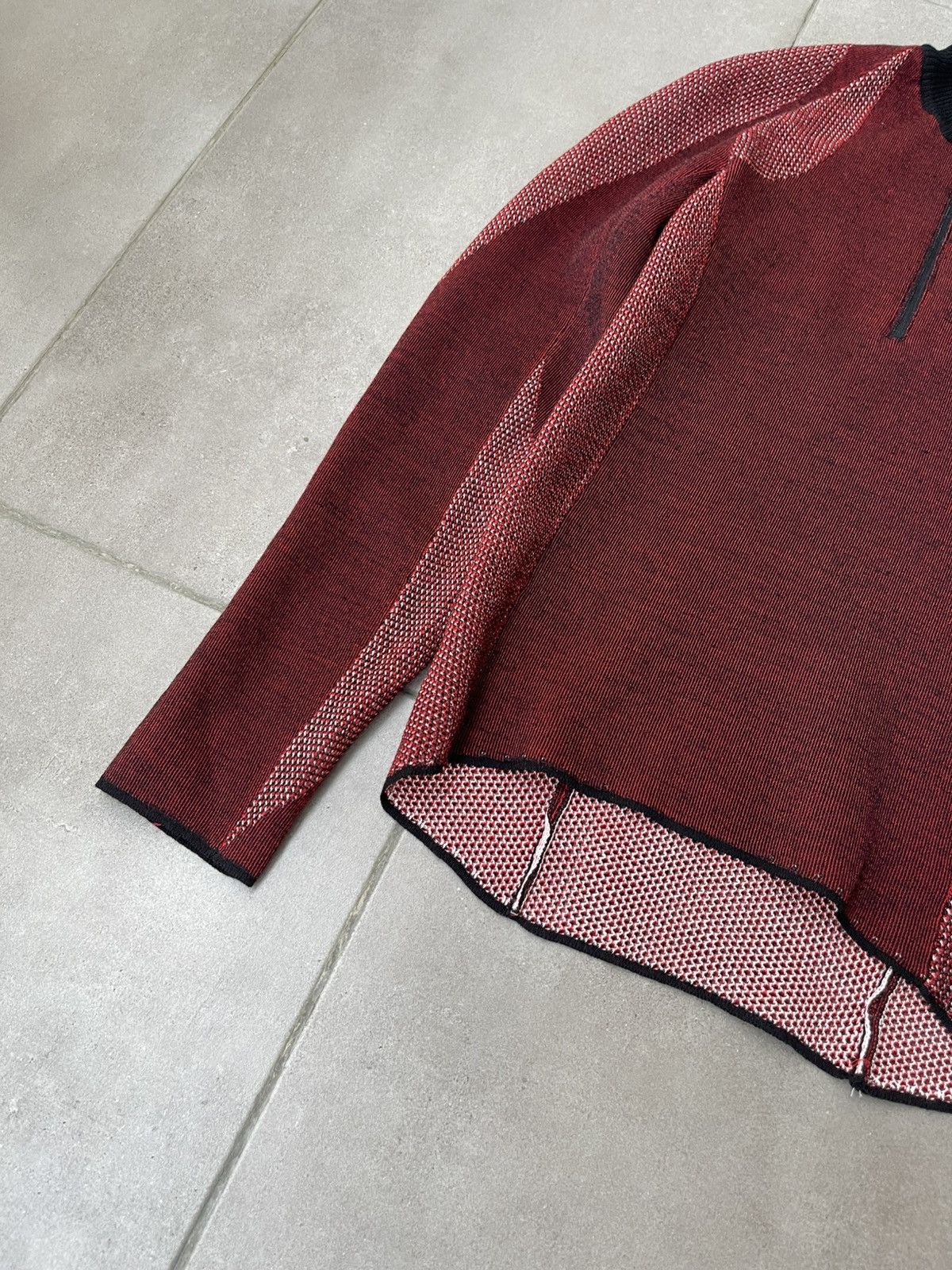 Saul Nash !DS! FW22 Saul Nash Red Open Knit Turtleneck Size US M / EU 48-50 / 2 - 12 Thumbnail