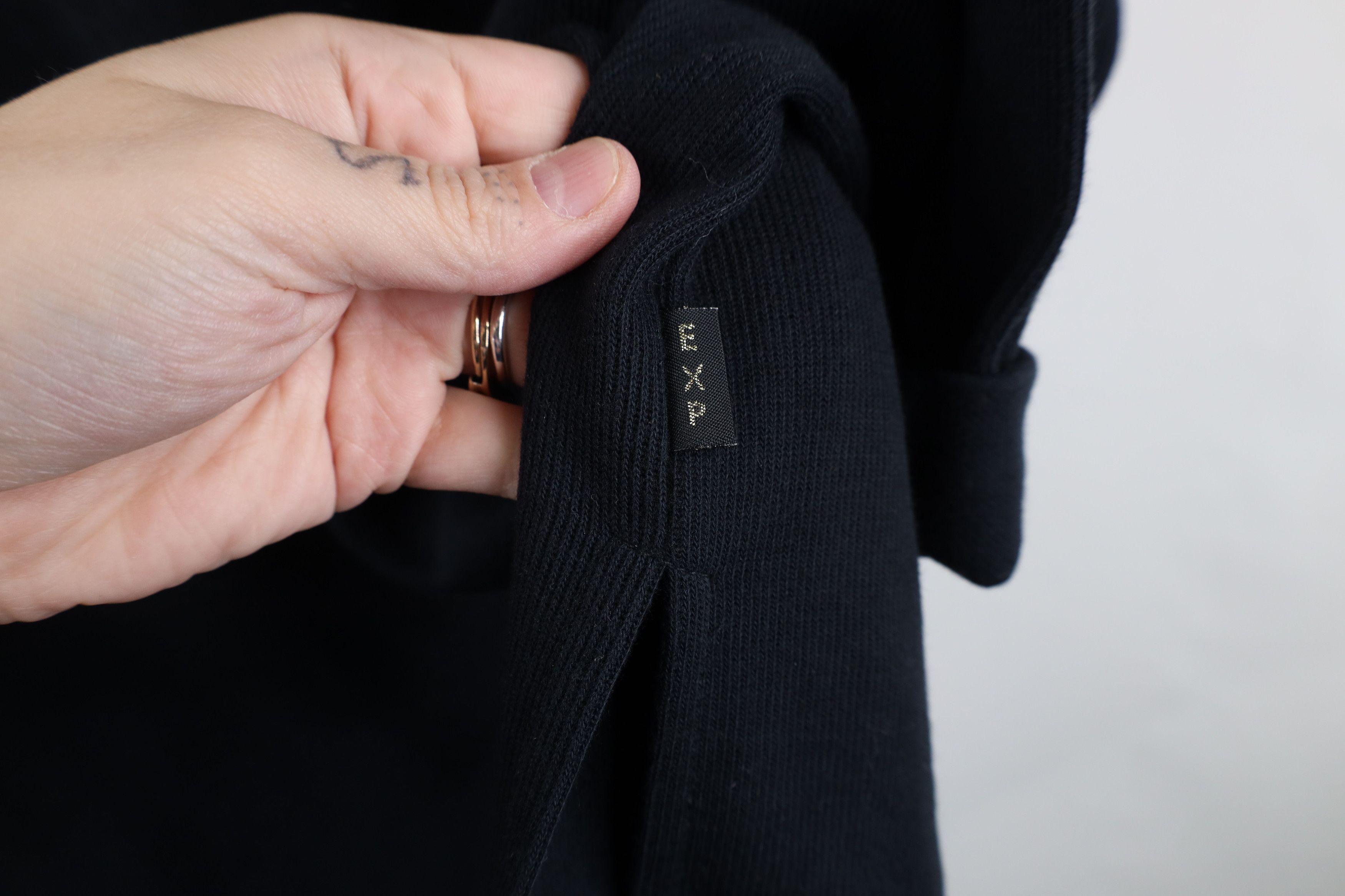 Express × Vintage Vintage 90s Express Thermal Ribbed Knit Turtleneck T-Shirt Size M / US 6-8 / IT 42-44 - 8 Thumbnail