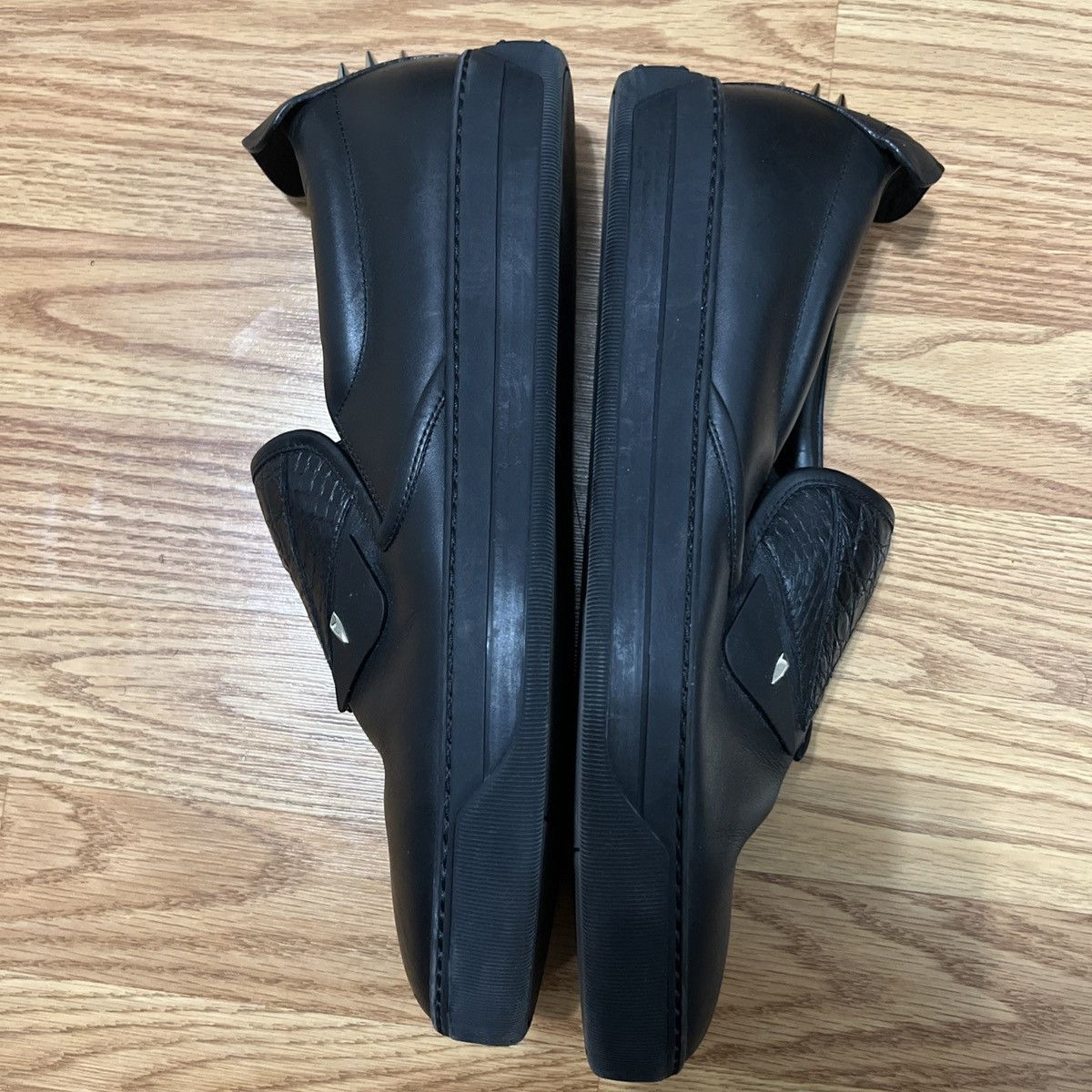 Fendi Men's Fendi Monster Bug Eyes Black Slip On Size US 10 / EU 43 - 3 Thumbnail
