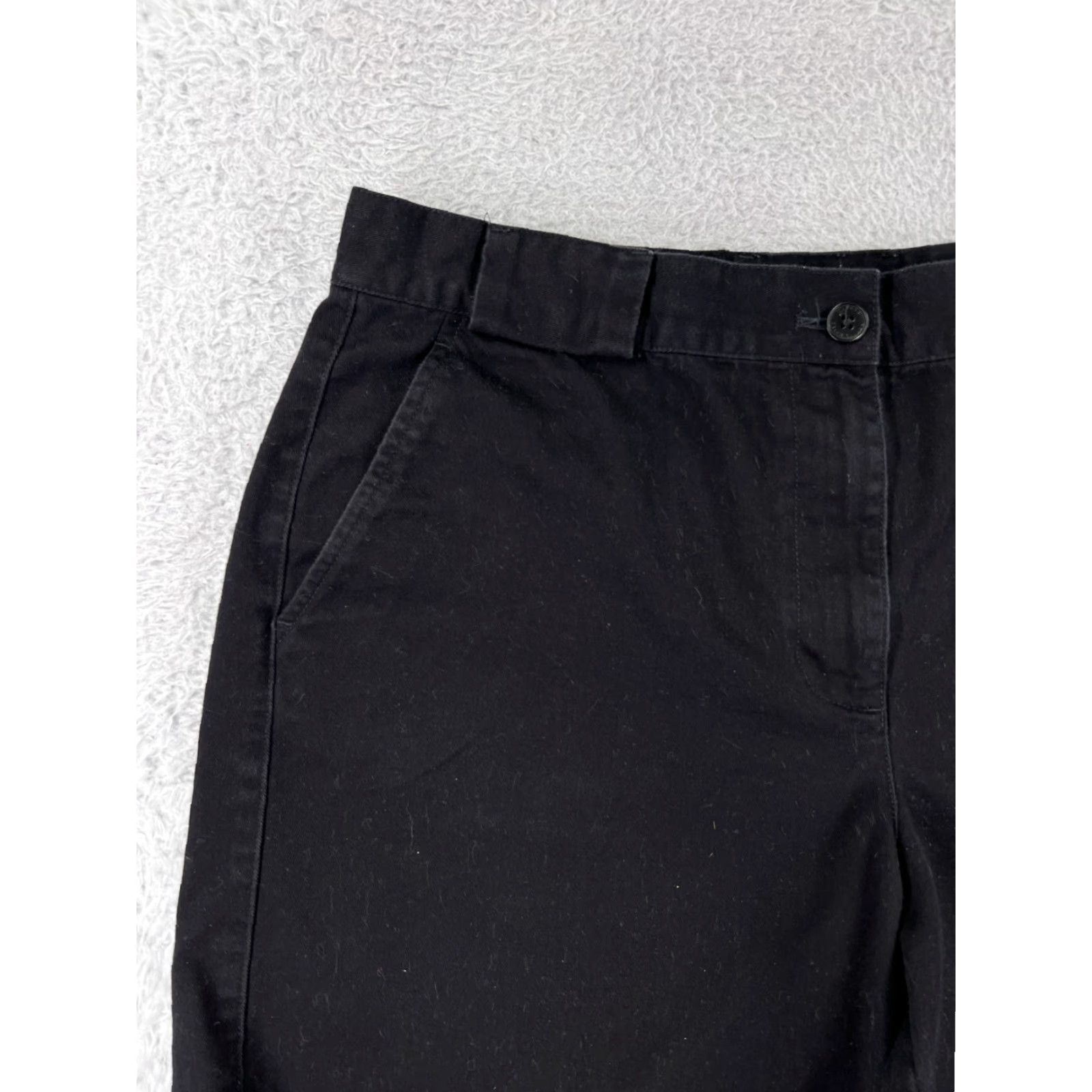 Ralph Lauren Lauren Ralph Lauren Shorts Women 14 Black Golf Twill Pockets 5-Pocket Design Chino Regular Cotton Blend 8 in Inseam Vintage No Size 36" / US 14 / IT 50 - 6 Thumbnail