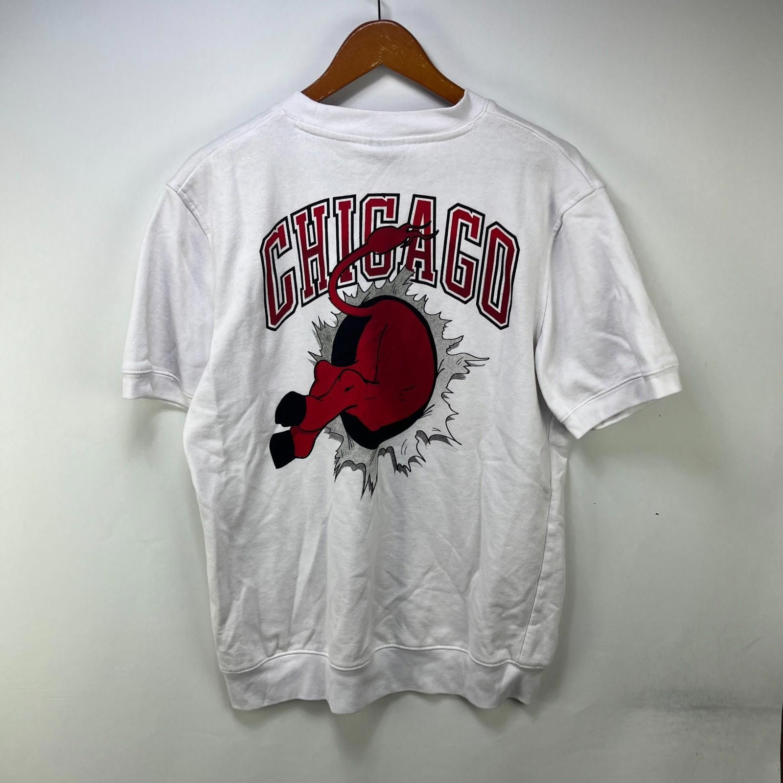 Other Vintage Chicago Bulls Short Sleeve Sweatshirt XL Size ONE SIZE - 3 Thumbnail