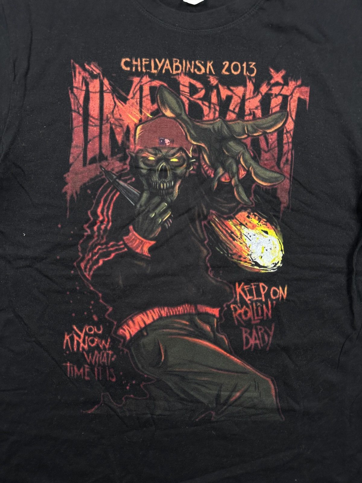 Band Tees Limp Bizkit Chelyabinsk 2013 Tour Band Tee Y2K Metal Shirt Size US S / EU 44-46 / 1 - 4 Thumbnail