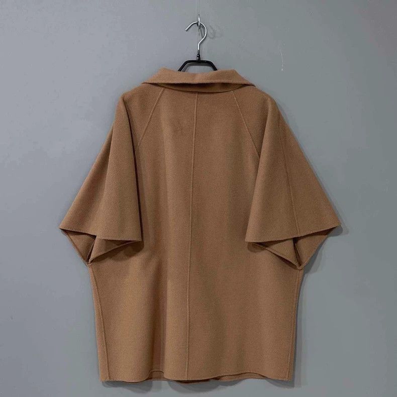 Max Mara Max Mara Brown wool cloak Size M / US 6-8 / IT 42-44 - 3 Thumbnail