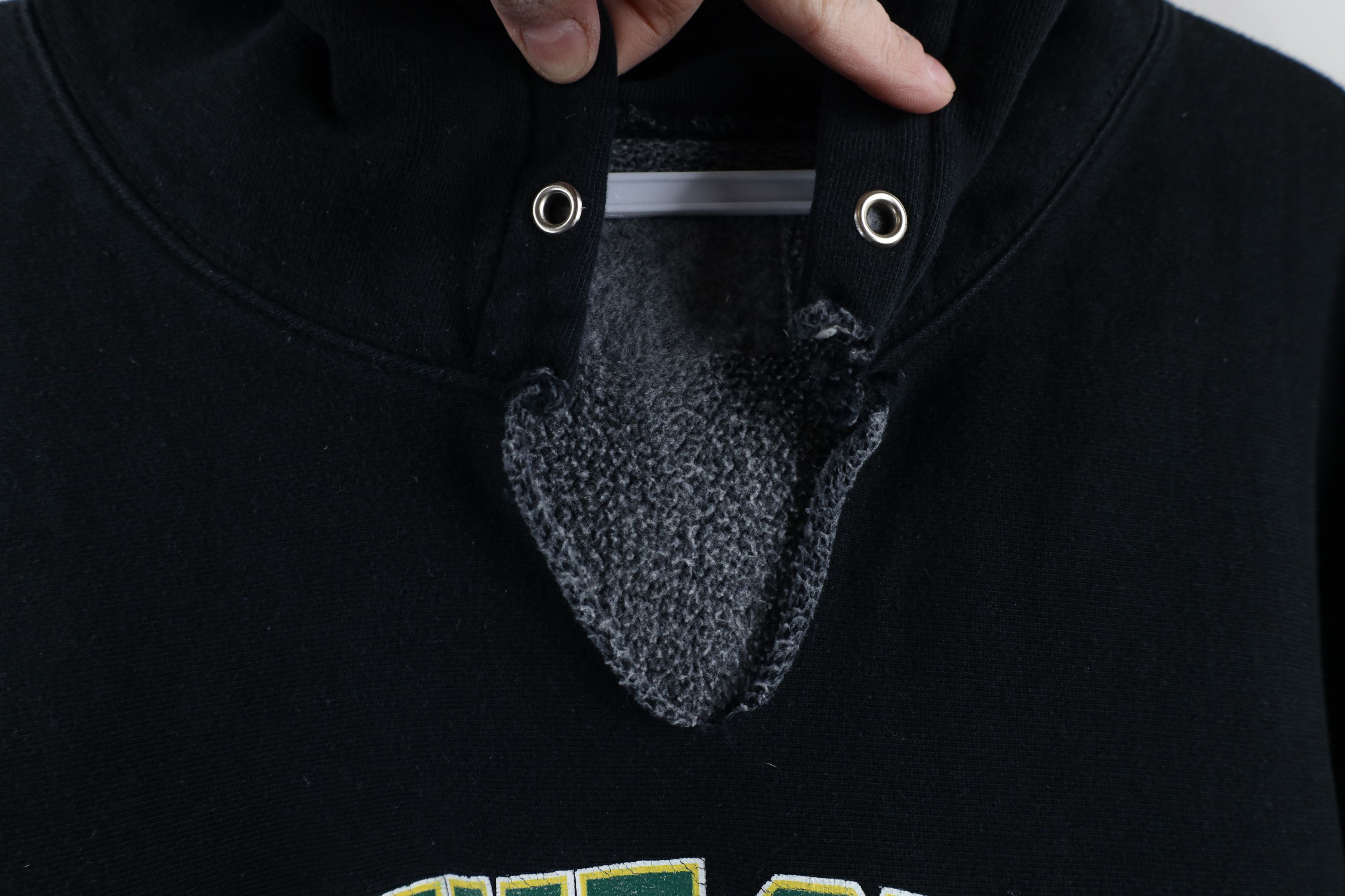 Vintage Vintage 90s Heavy Wayne State University Hoodie Sweatshirt Size US XXL / EU 58 / 5 - 4 Thumbnail