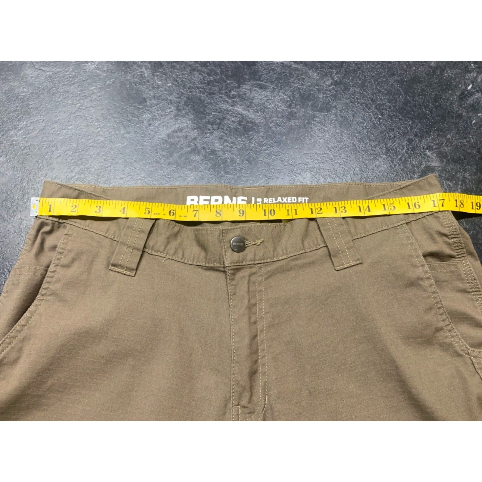 Vintage Berne Brown Mens 34x31 Straight Leg Carpenter Pants Size US 34 / EU 50 - 3 Thumbnail
