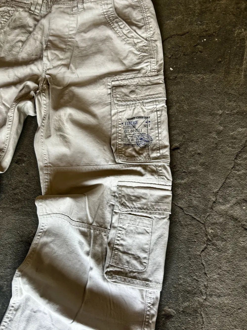 If Six Was Nine × Japanese Brand × Yohji Yamamoto VTG Yohji Yamamoto Junya Watanabe Style Bondage Cargo Pants Size US 32 / EU 48 - 5 Thumbnail