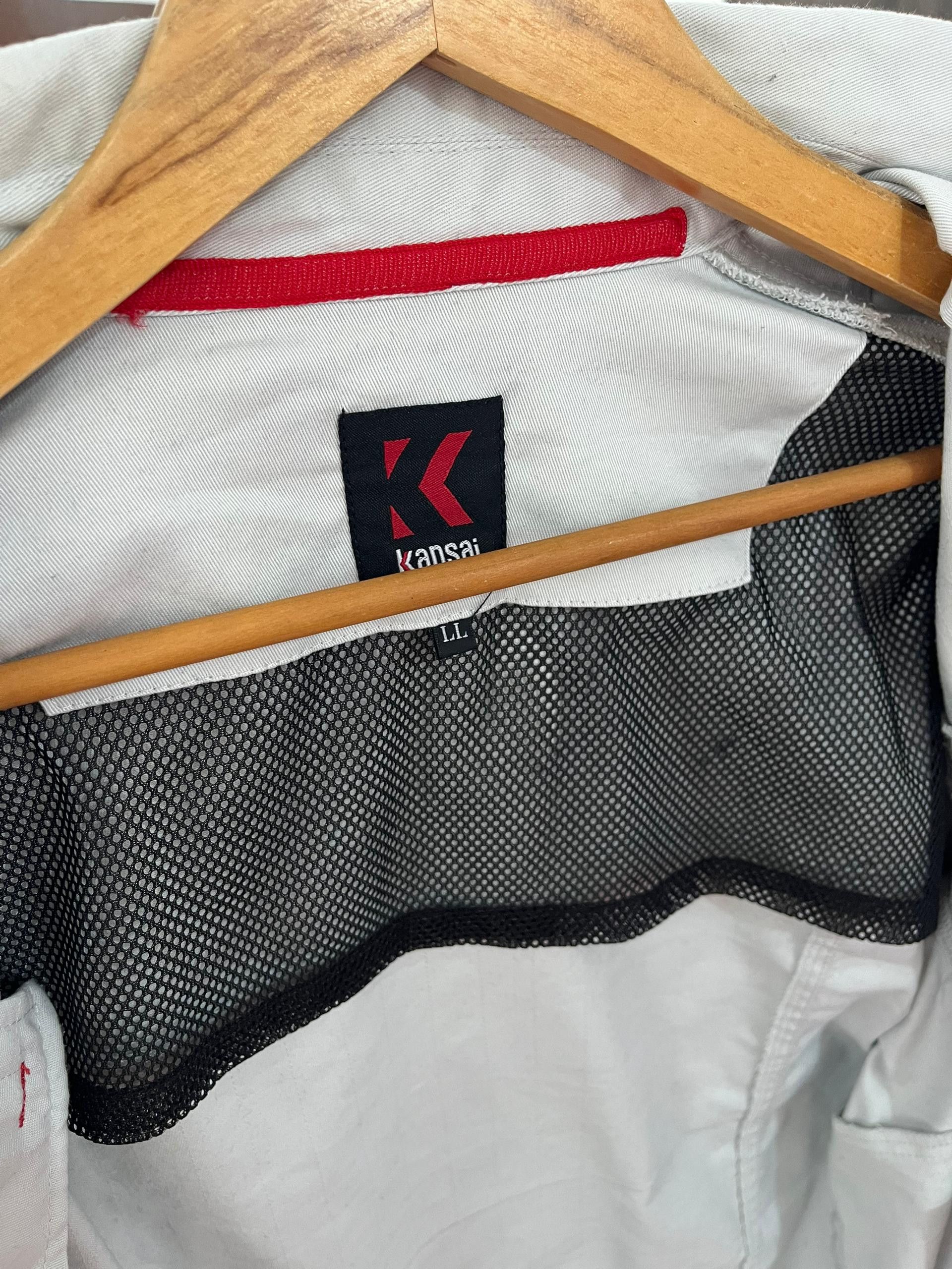 Kansai Yamamoto Kansai Yamamoto Light Grey Utility Work Jacket Size US L / EU 52-54 / 3 - 10 Thumbnail