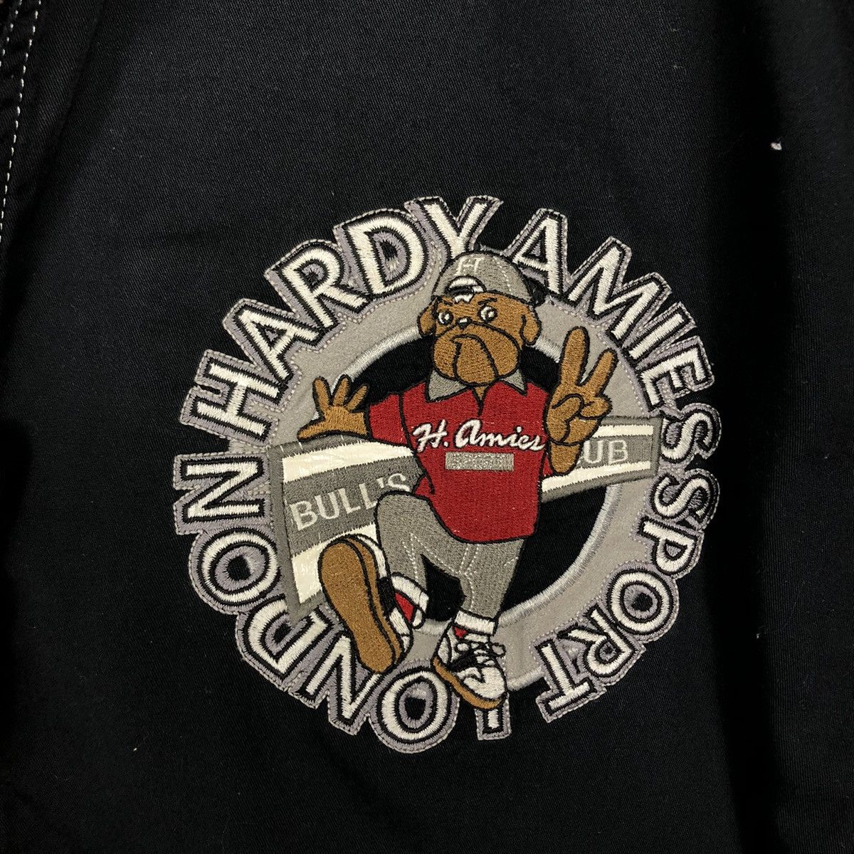 Japanese Brand 🔥Vintage Bomber Jacket Hardy Amies Big Logo Issey Miyake Size US L / EU 52-54 / 3 - 14 Thumbnail