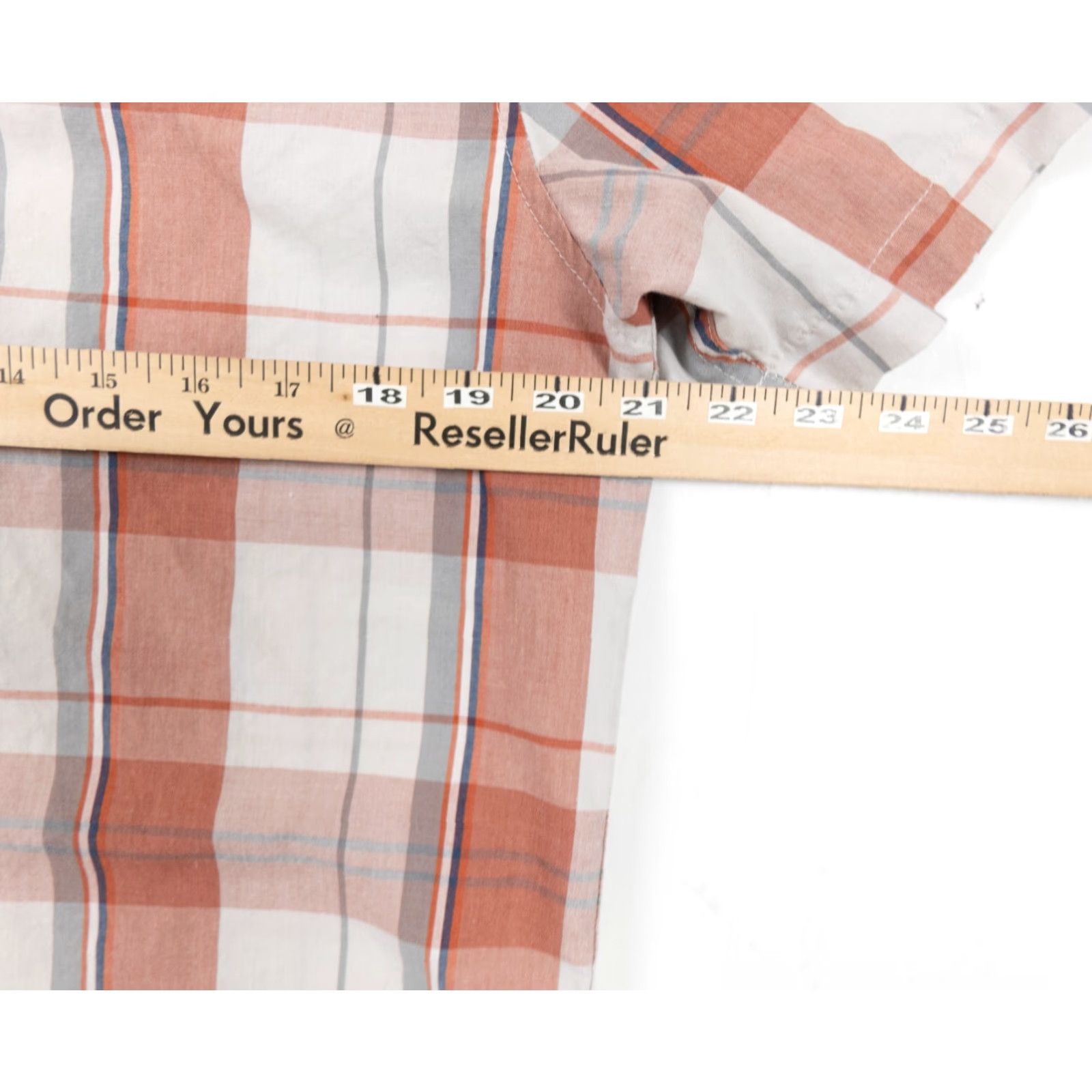 Rip Curl RIP CURL Shirt Adult Small Orange Plaid Short Sleeve Button-Down Surf Brand Mens Size US S / EU 44-46 / 1 - 7 Thumbnail