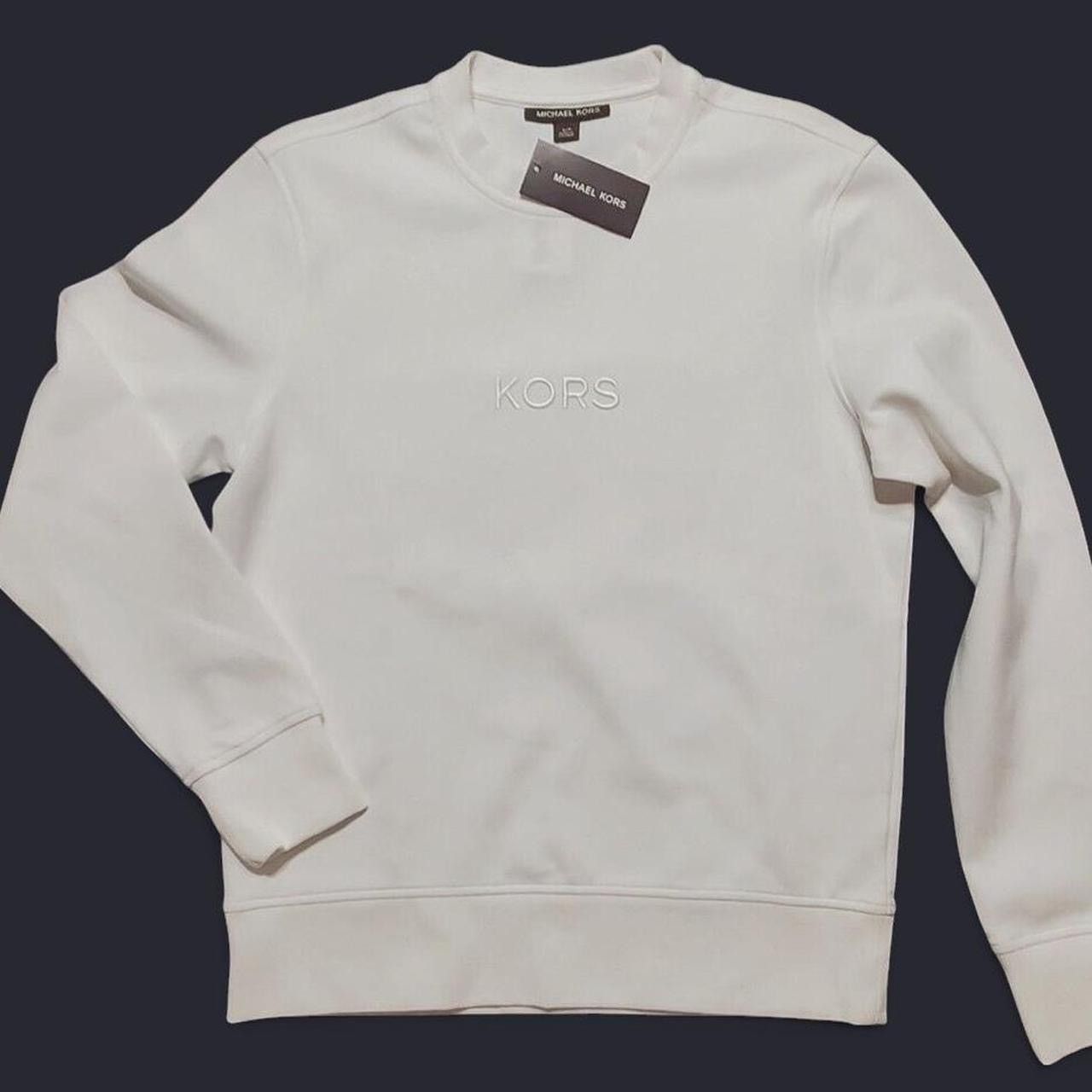 Michael Kors Michael Kors Embroidered Logo Cotton Blend Sweater Size M / US 6-8 / IT 42-44 - 2 Thumbnail