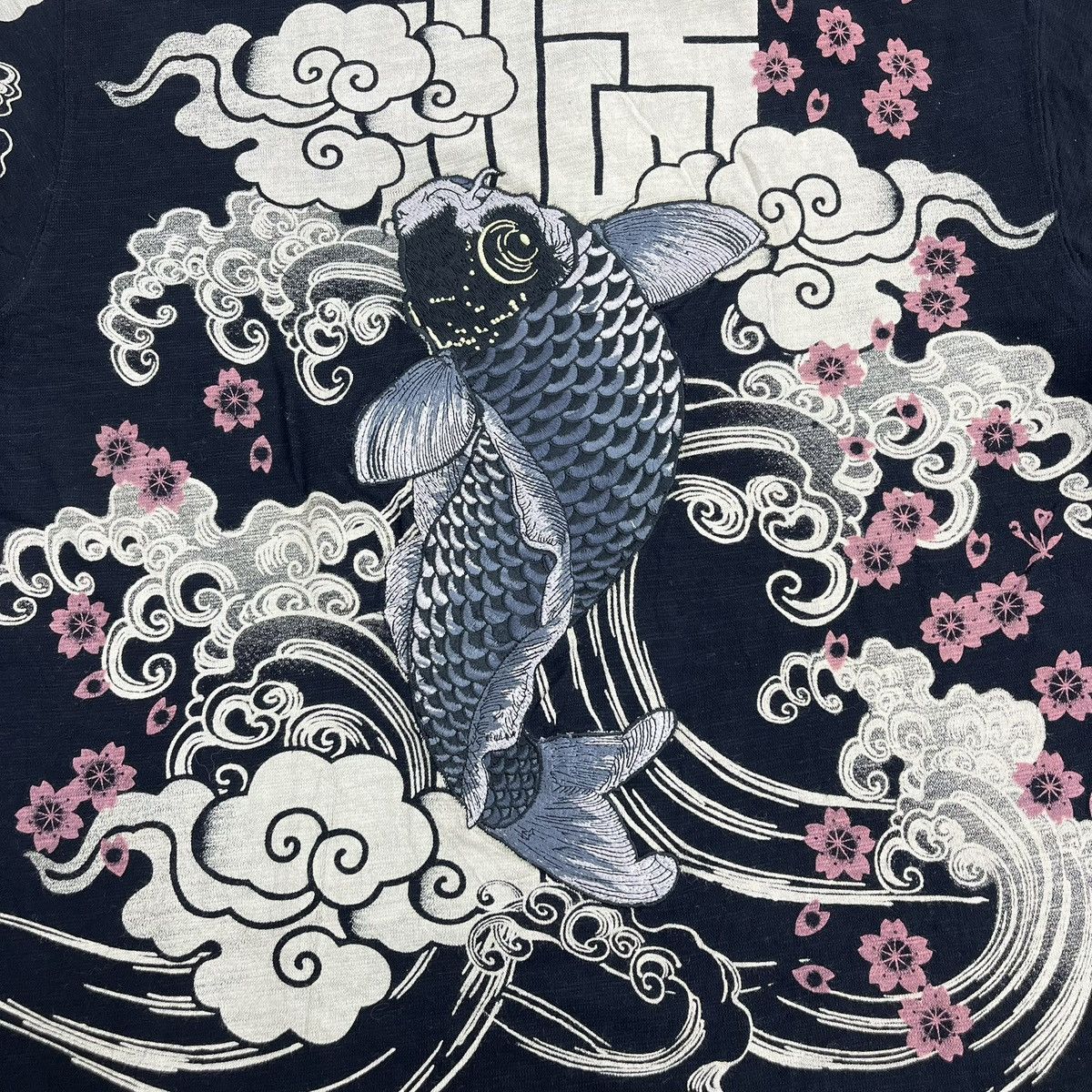 Bullet Noise Vintage Karakuri Tamashii Koi Japanese Polo Shirt Ed Hardy Size US L / EU 52-54 / 3 - 8 Thumbnail