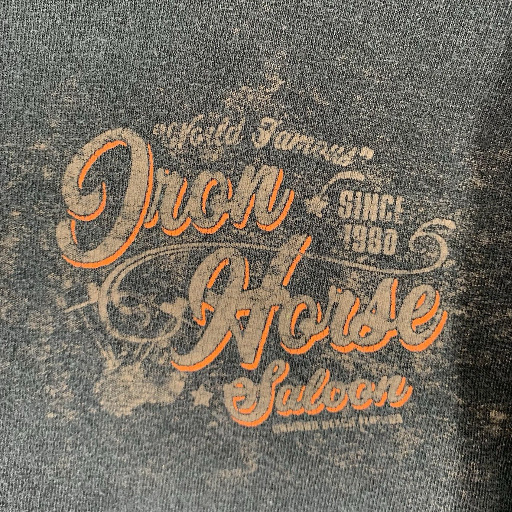 Gildan VINTAGE Iron Horse Saloon Shirt Mens XL Black Graphic T-Shirt Biker Horse Florida 2017 Bike Week Size US XL / EU 56 / 4 - 7 Thumbnail