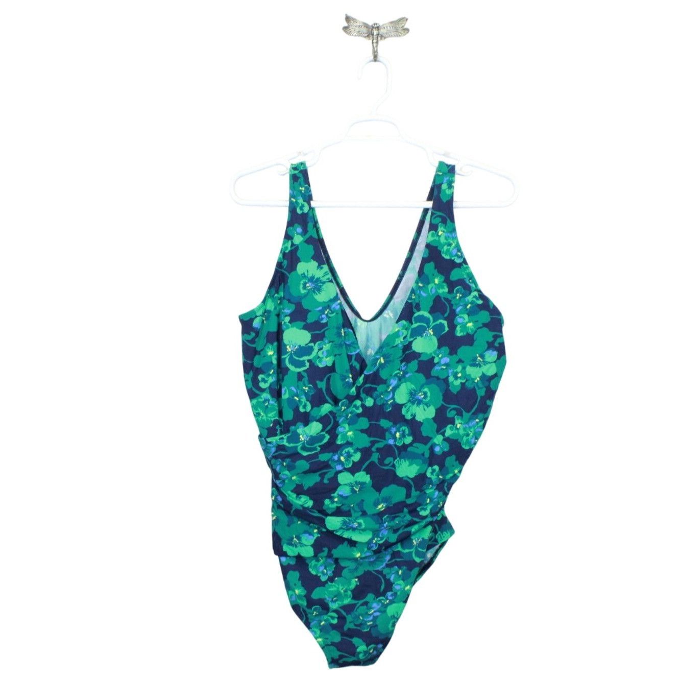 L.L. Bean LL Bean Women's Shaping Swimwear Tanksuit Floral Print Size 4XL / US 24-26 - 1 Thumbnail