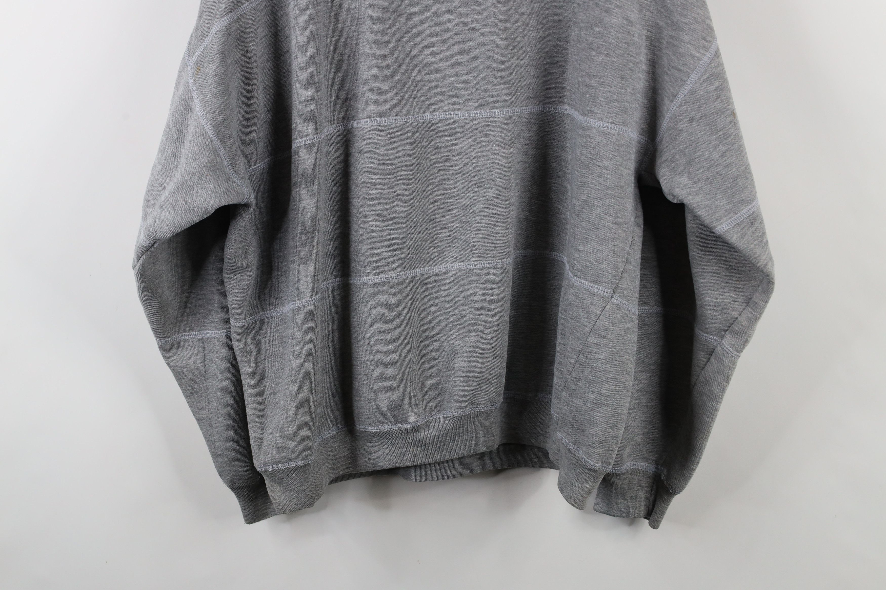 Vintage Vintage 90s Streetwear Striped Collared Pullover Sweatshirt Size US L / EU 52-54 / 3 - 17 Thumbnail