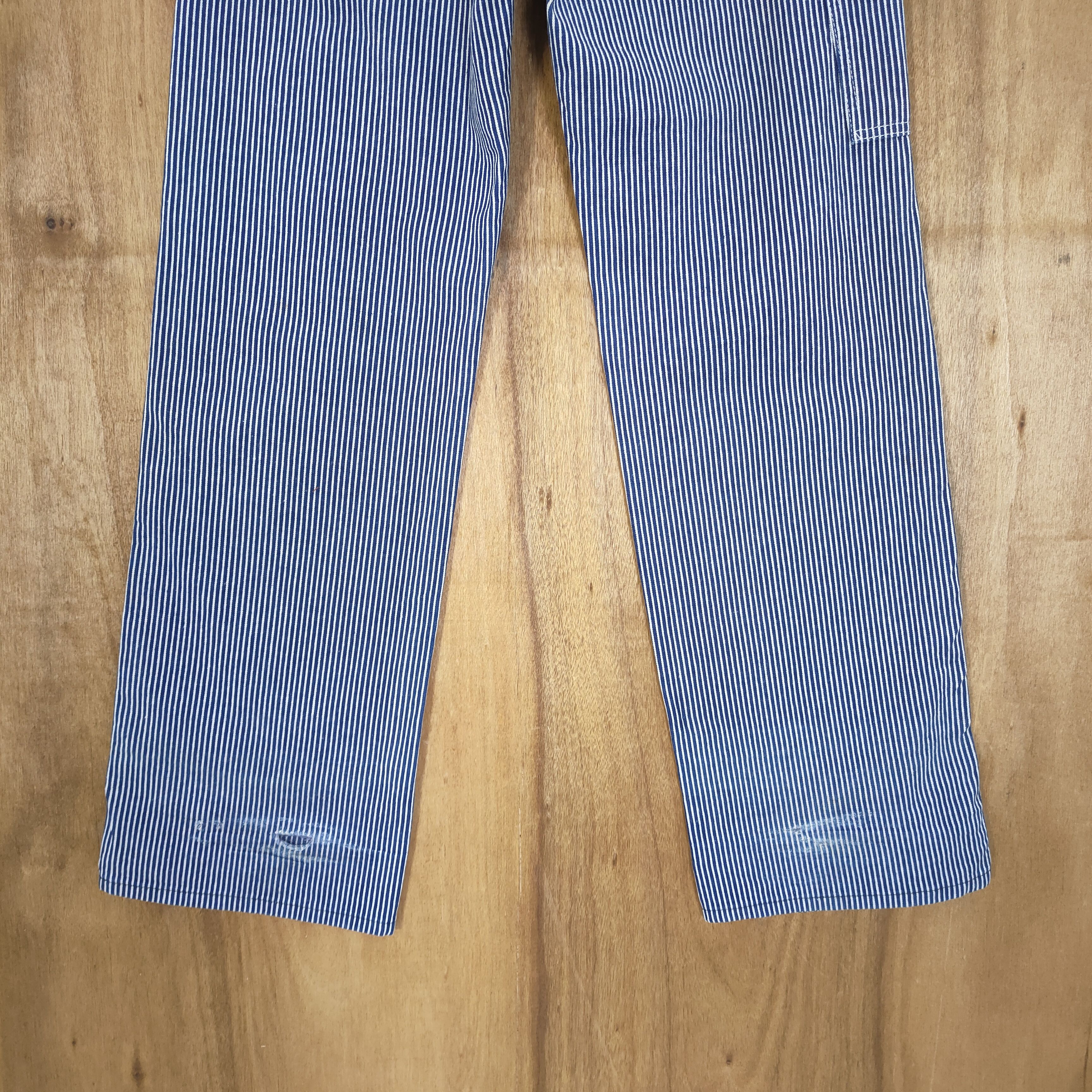 Japanese Brand × OVER THE STRiPES VINTAGE JAPANESE HICKORY STRIPE CARGO PANTS Size US 28 / EU 44 - 9 Thumbnail