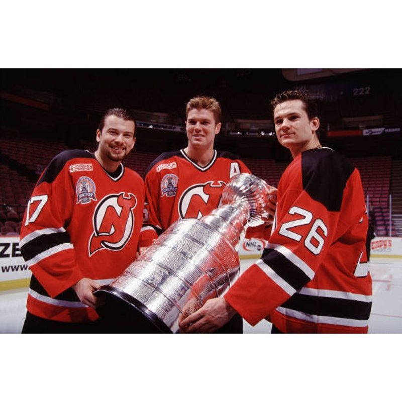 Starter New Jersey Devils 2000s G-III bomber Varsity L black NHL vtg Size US L / EU 52-54 / 3 - 10 Thumbnail