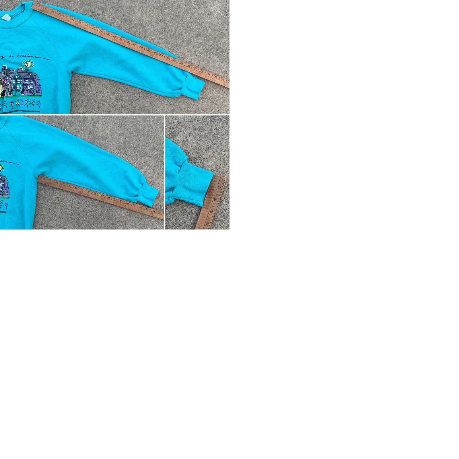 Anvil VINTAGE San Francisco Examiner bay to breakers Raglan Sweatshirt M 80s Blue Graphic Print Unisex Adults Sweatshirt Short Description: None Size US M / EU 48-50 / 2 - 12 Thumbnail