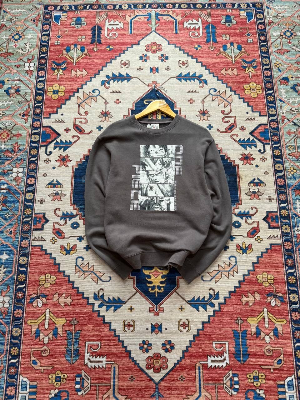 Anime VERY RARE Vintage BALENO One Piece Sweatshirt Size US M / EU 48-50 / 2 - 2 Thumbnail