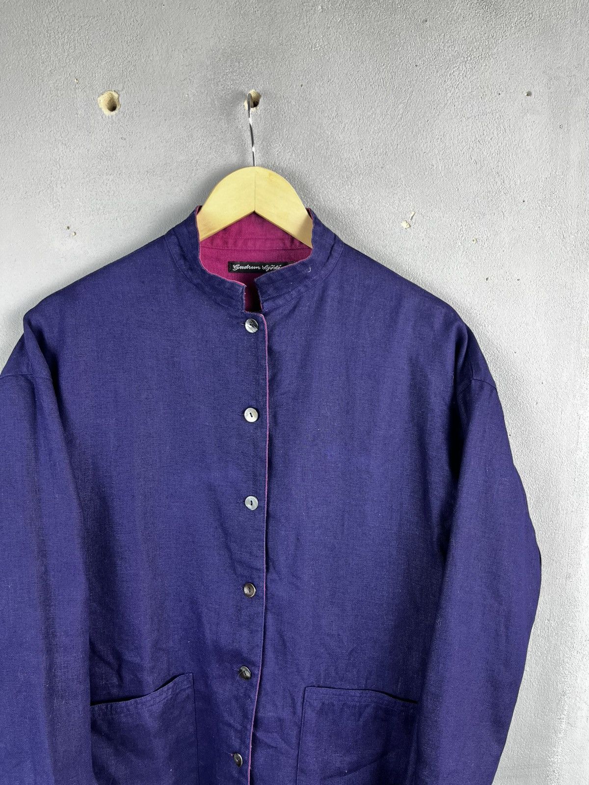 Gudrun Sjoden gudrun sjödén linen jacket 2/1 size s Size S / US 4 / IT 40 - 12 Thumbnail