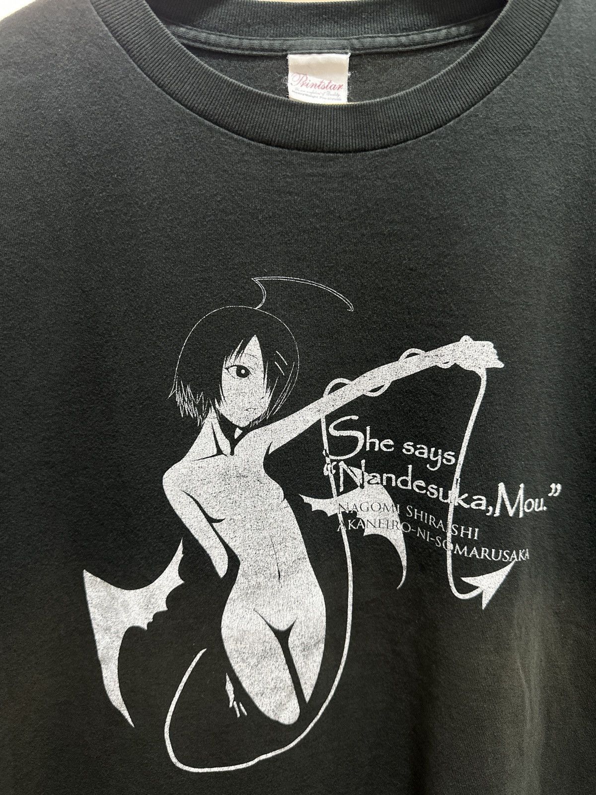 Anime Vintage Akaneiro Ni Somarusaka Nagomi Shirashi Promo Tee Size US M / EU 48-50 / 2 - 3 Thumbnail