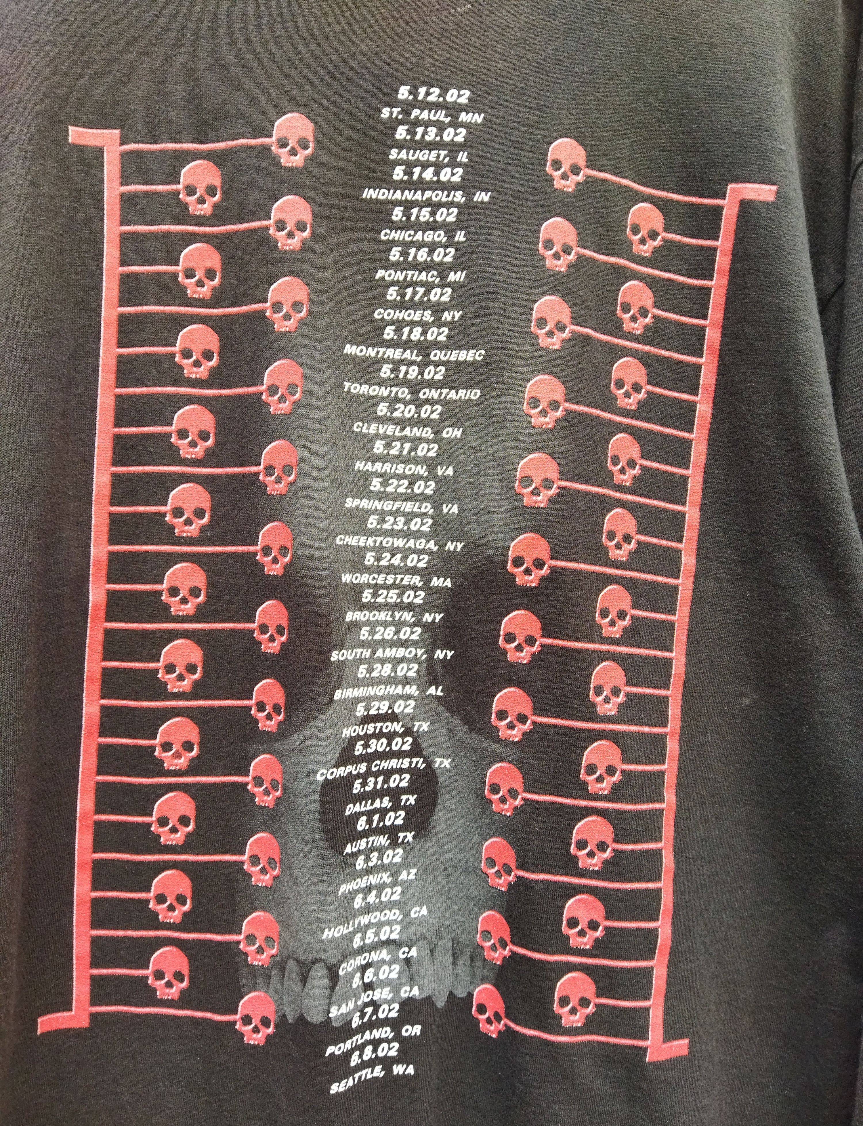 Band Tees Rare Vintage HYPOCRISY catch 22 tour 2002 LS 4side Size US L / EU 52-54 / 3 - 4 Thumbnail