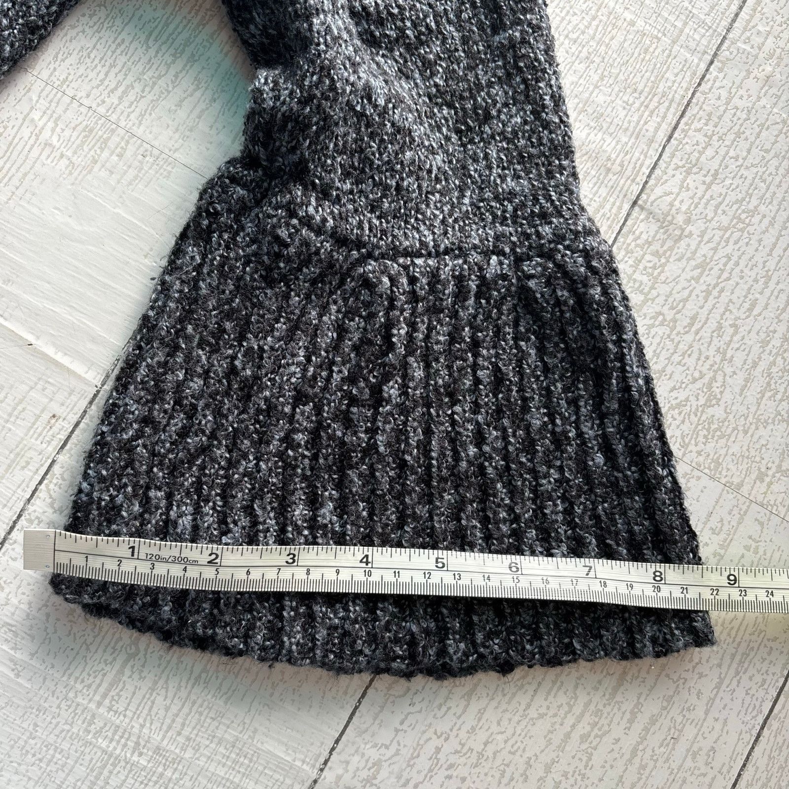 Other One Girl Who Double Breasted Cardigan Sweater Bell Sleeves Size S / US 4 / IT 40 - 6 Thumbnail