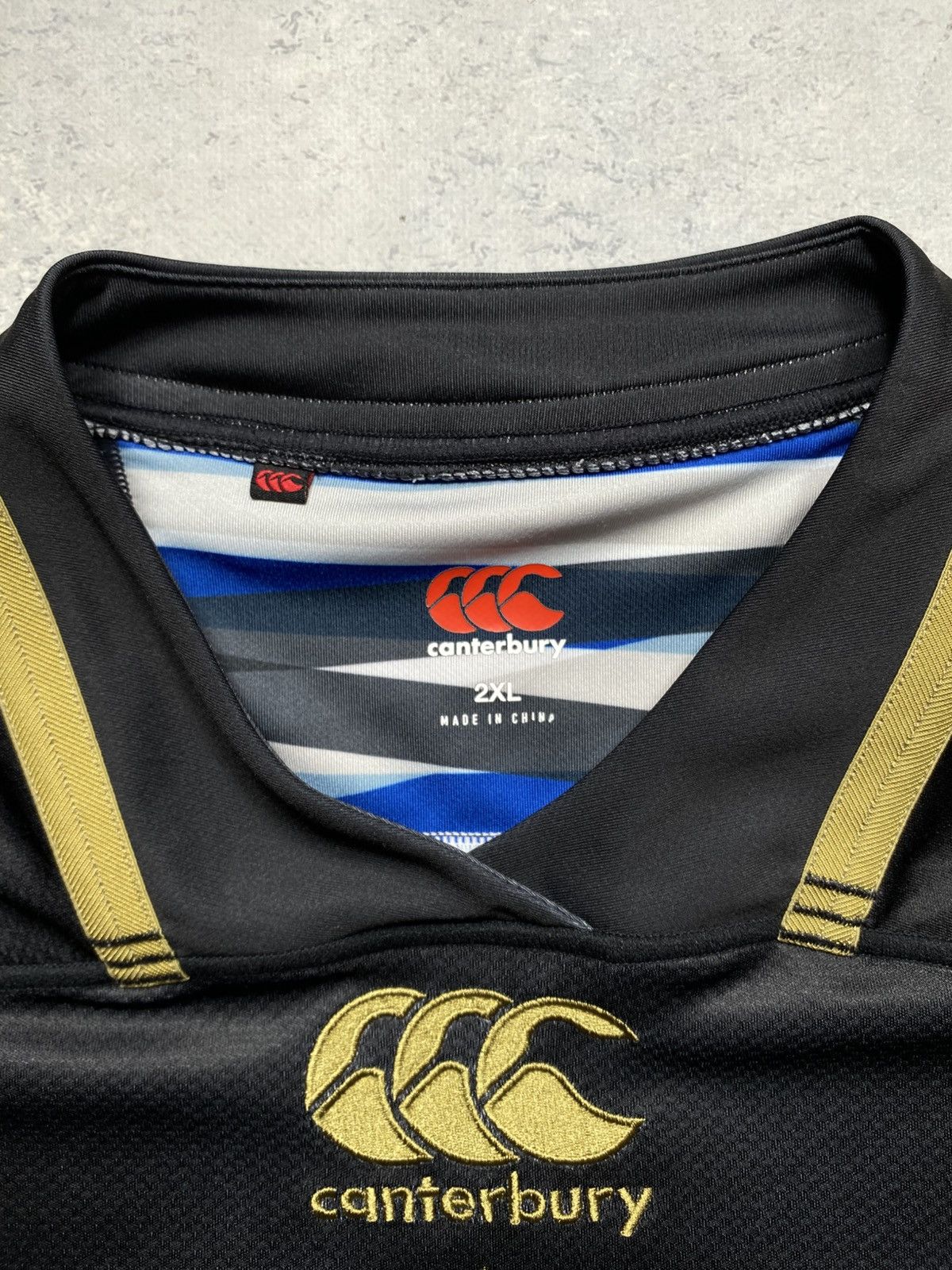 Other Canterbury Bath Rugby 2017/2018 Hamish Pro European Jersey Size US XXL / EU 58 / 5 - 10 Thumbnail