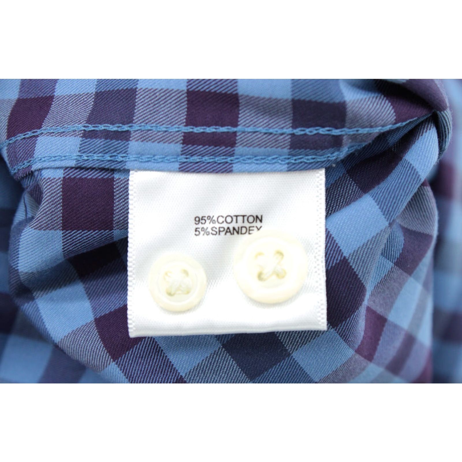 Peter Millar Peter Millar Shirt Men's XL Blue Gingham Plaid Stretch Button-Down Preppy Golfer Shirt Size US XL / EU 56 / 4 - 6 Thumbnail