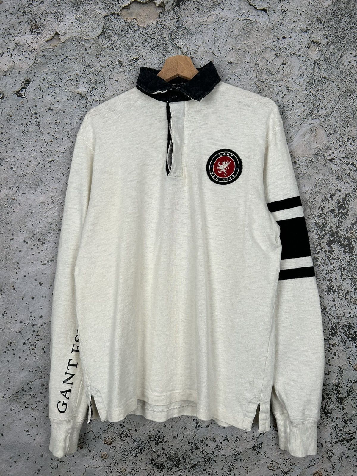 Gant Vintage Gant Rugby Polo Longsleeve 90s Rare Hype Size US M / EU 48-50 / 2 - 3 Thumbnail