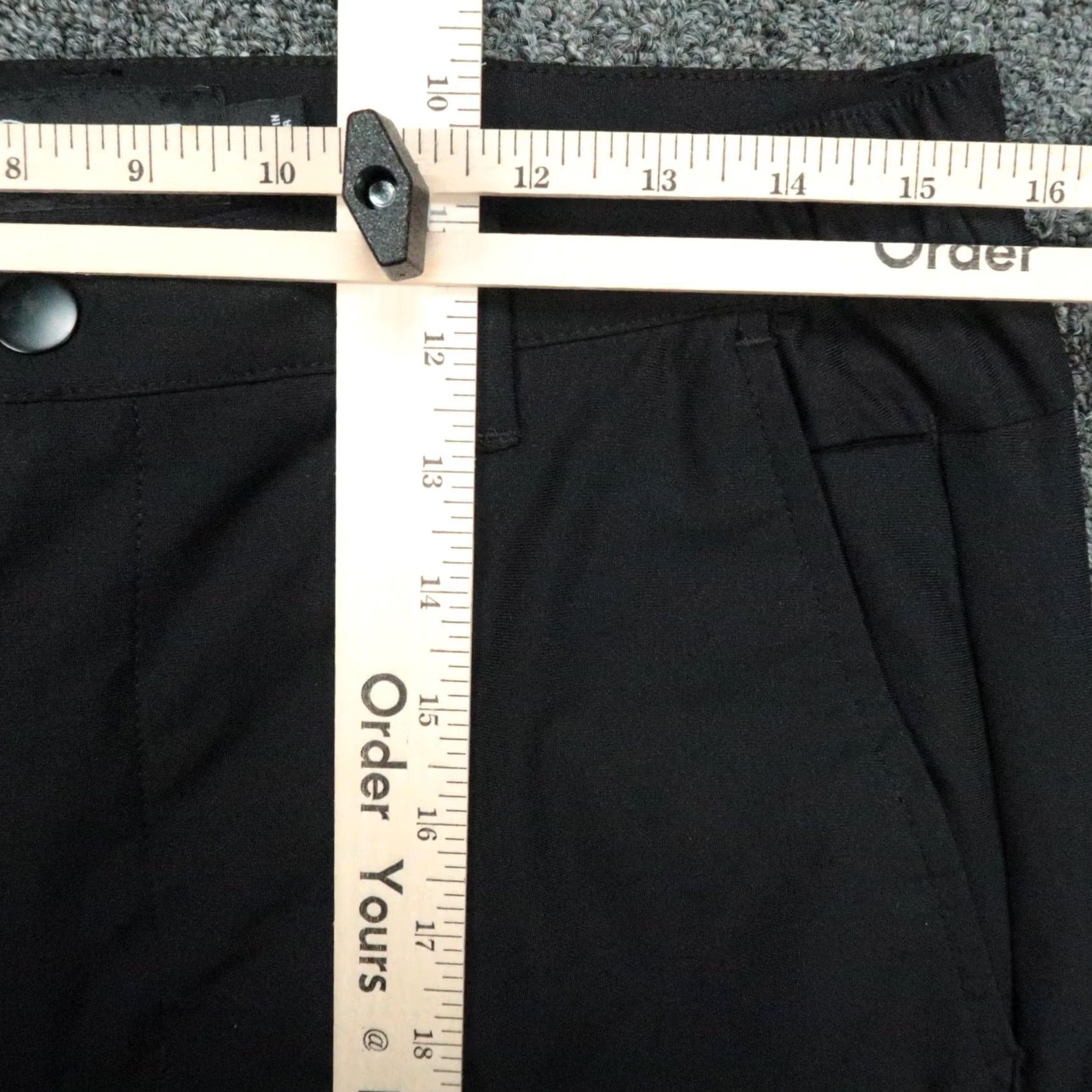 Cuts Cuts Pants Mens Large Black AO Jogger Chino Stretch 32x30 Slim Tailored Style Size US 33 - 7 Thumbnail