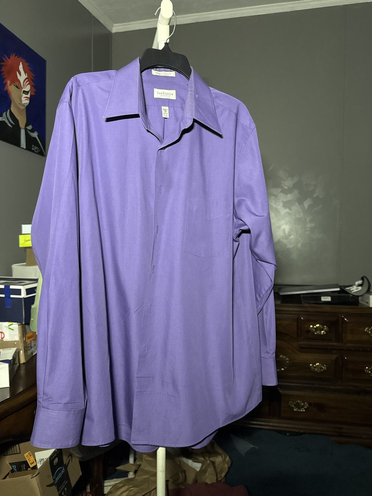 Van Heusen Van Heusen Men’s Long Sleeve- Large Size US L / EU 52-54 / 3 - 1 Thumbnail