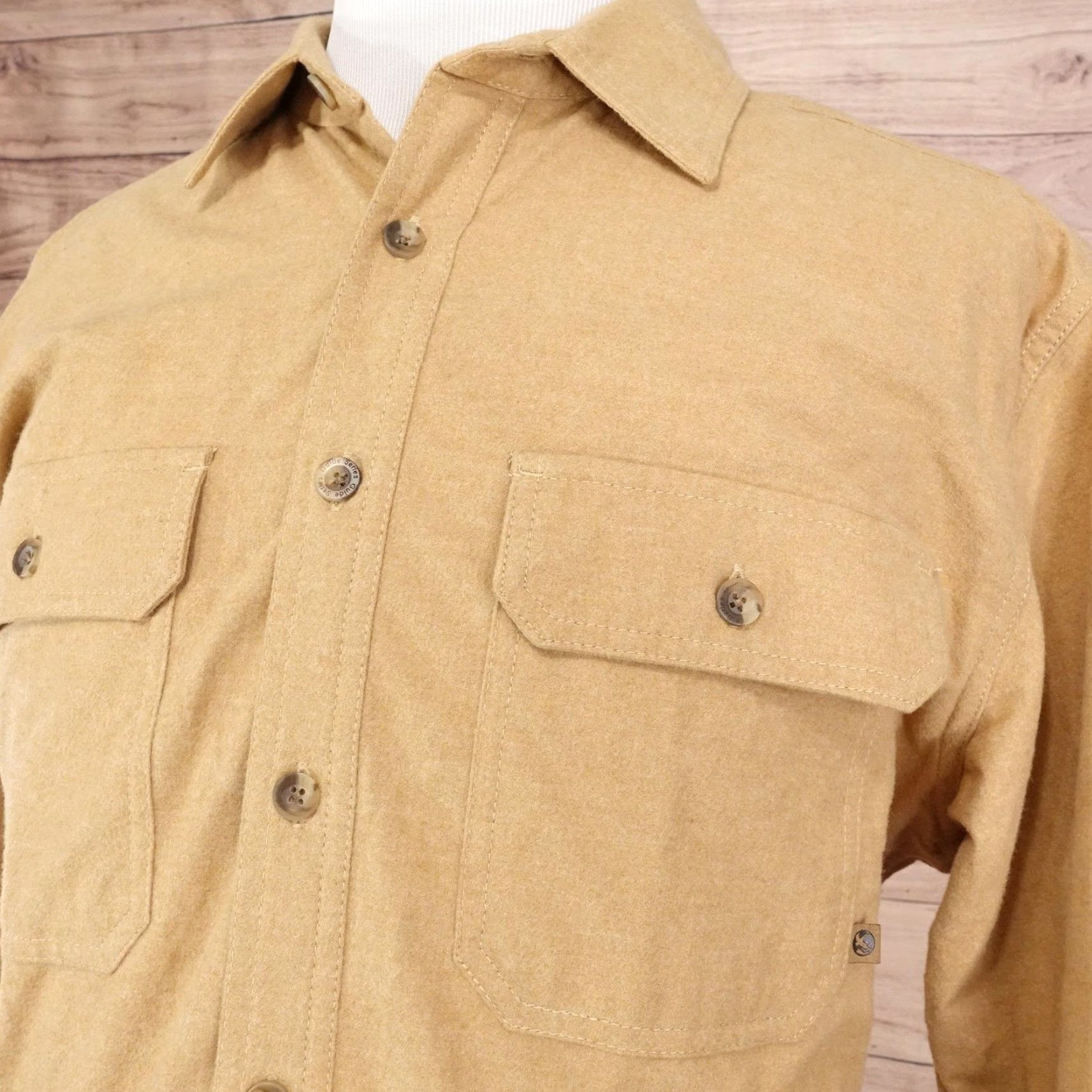 Vintage Gander Mountain Guide Series Flannel Shirt Men XLT Heavyweight Long Sleeve Button-Up Casual Brown Size US XL / EU 56 / 4 - 2 Thumbnail