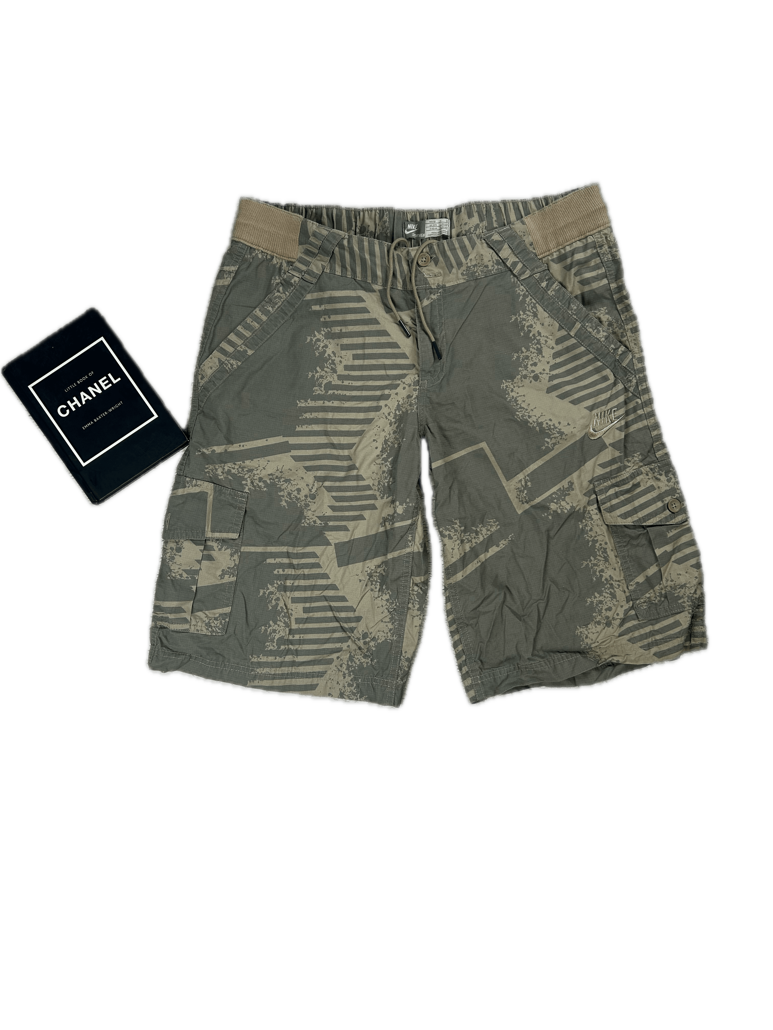 Nike × Nike ACG × Vintage Vintage Nike Cargo shorts Parachute Gold swoosh Baggy y2k Size US 32 / EU 48 - 1 Thumbnail