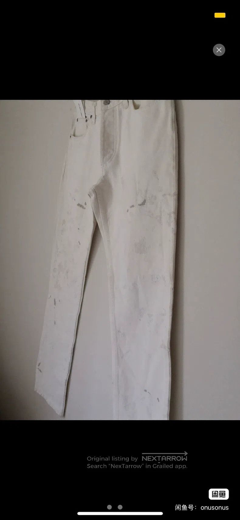 Helmut Lang Helmut Lang 1998 painter jean Size US 29 - 4 Thumbnail