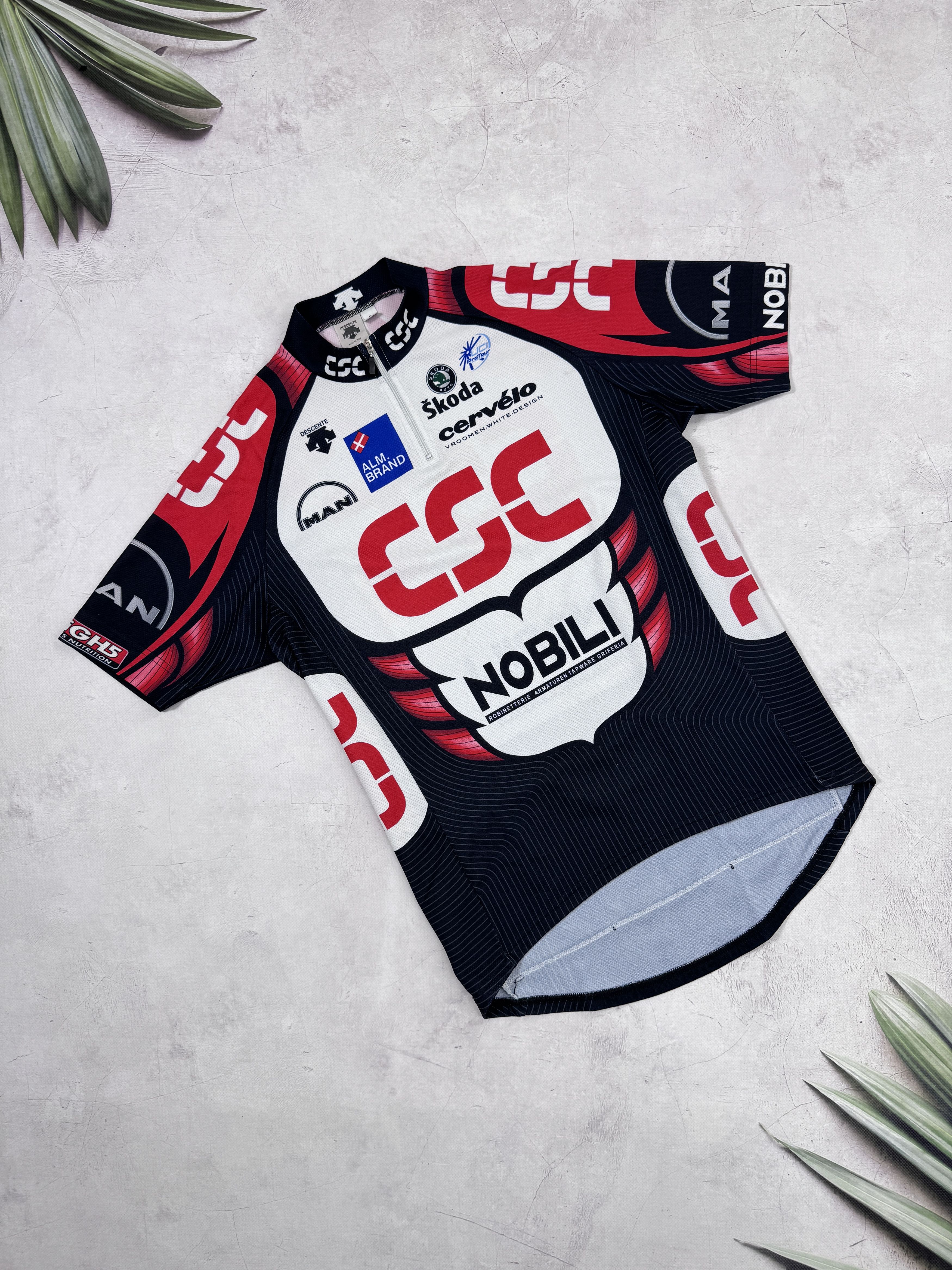 Sports Specialties Descente Team CSC Skoda Man Nobili Cycling Jersey Size US M / EU 48-50 / 2 - 3 Thumbnail