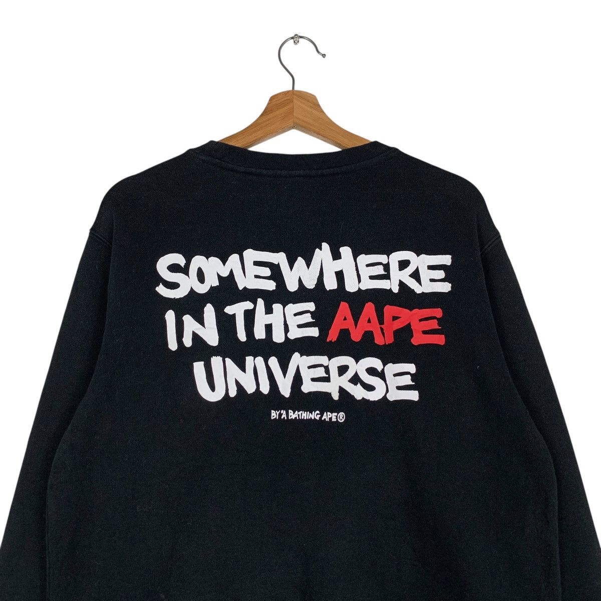 Aape AAPE Somewhere in the Aape Universe Sweatshirt #1518-C68 Size US L / EU 52-54 / 3 - 2 Thumbnail