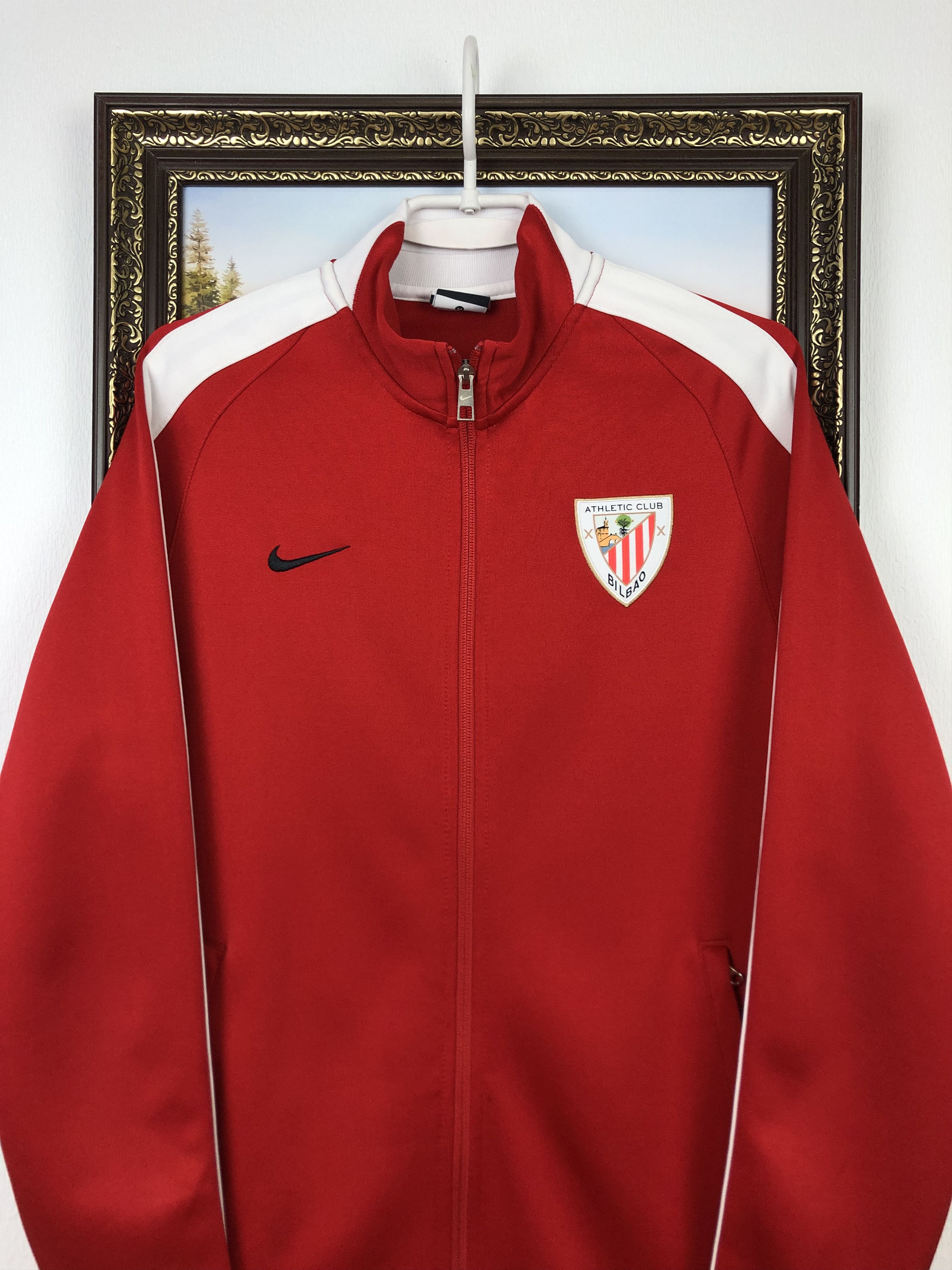 Nike Nike Atletico Madrid Football Jacket Soccer Track Top Red Size US M / EU 48-50 / 2 - 2 Thumbnail