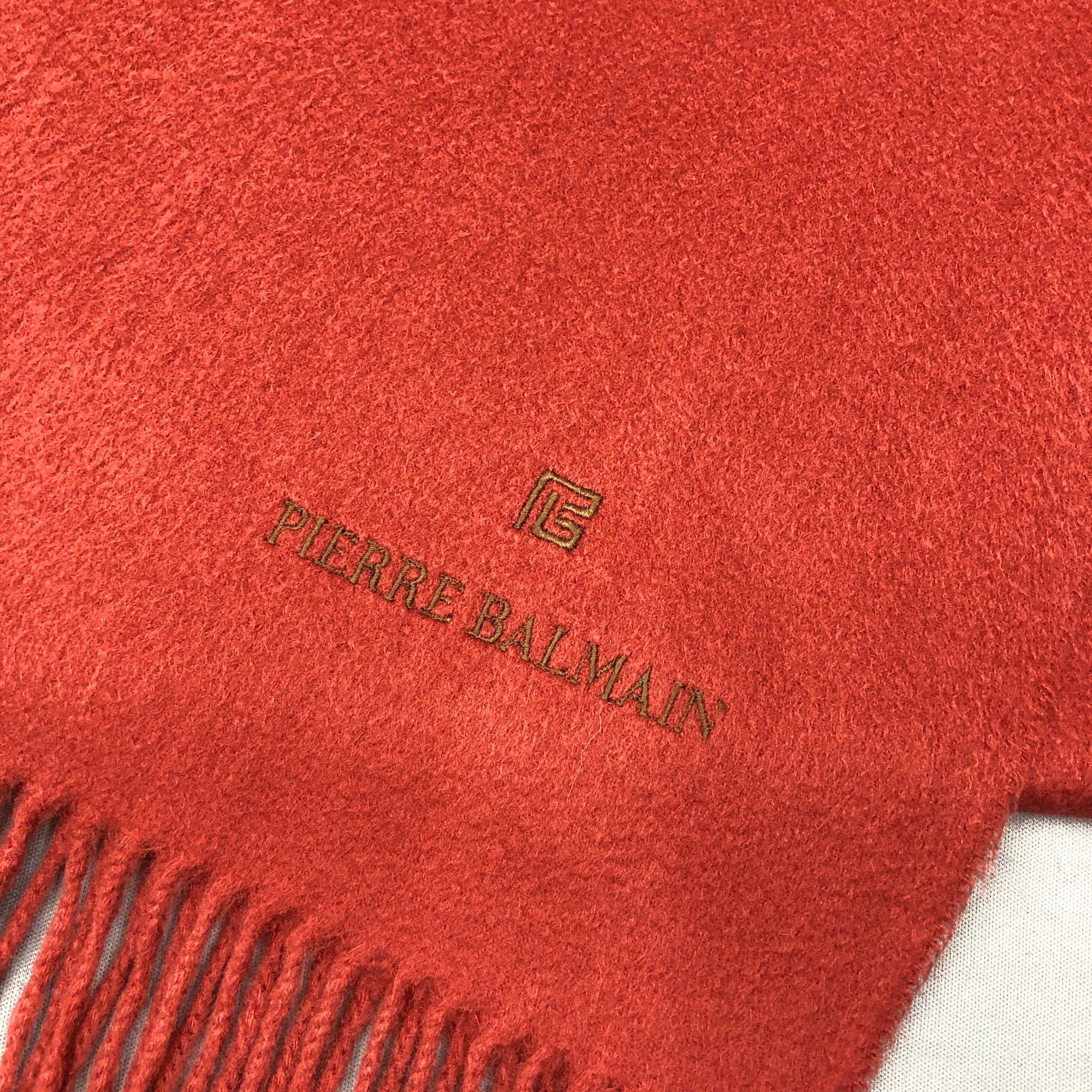 Pierre Balmain Vintage Pierre Balmain Scarf Muffler Wool Winter Scarves Size ONE SIZE - 5 Thumbnail