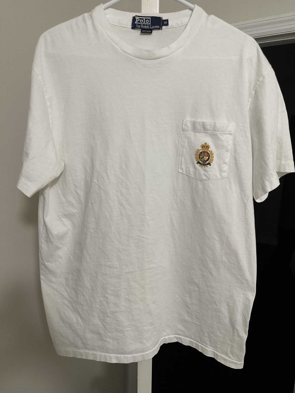 Polo Ralph Lauren × Vintage Polo Ralph Lauren vintage pocket tee made in USA SS Size US M / EU 48-50 / 2 - 2 Thumbnail