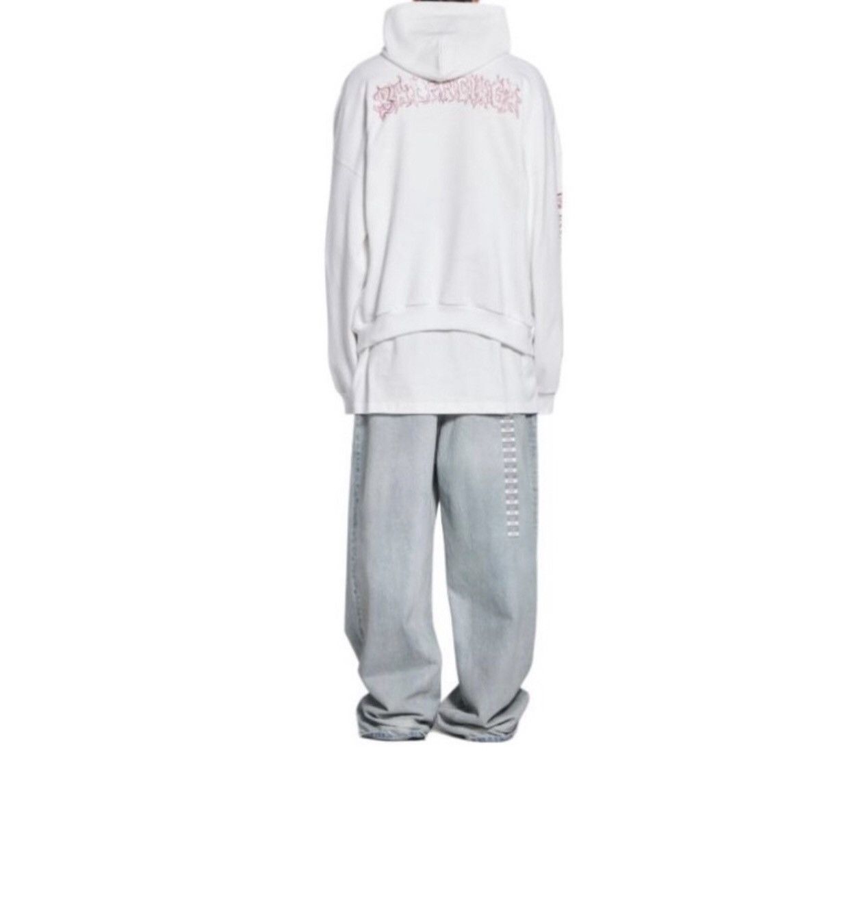 Balenciaga Balenciaga 24fw Dragon Pattern Flame Metal Hoodie2412- Size US L / EU 52-54 / 3 - 4 Thumbnail